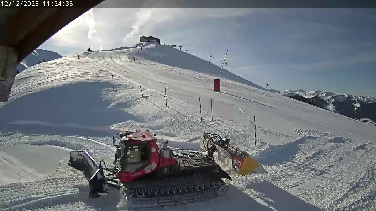 Saint-Gervais-les-Bains,  Telesiege de la Croix Live Cam - Bonneville, Haute-Savoie, Auvergne-Rhône-Alpes, France