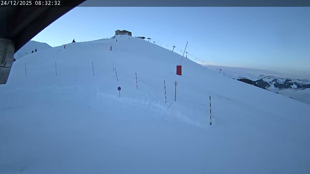 Saint-Gervais-les-Bains,  Telesiege de la Croix Live Cam - Bonneville, Haute-Savoie, Auvergne-Rhône-Alpes, France