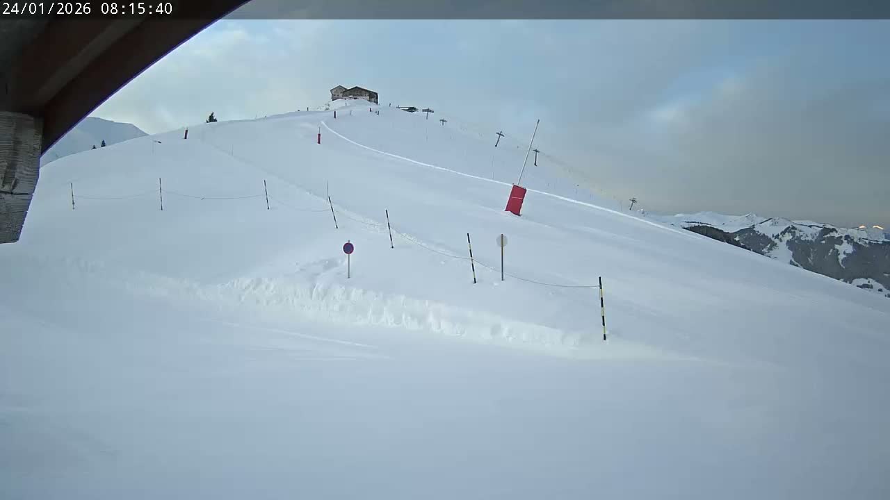 Saint-Gervais-les-Bains,  Telesiege de la Croix Live Cam - Bonneville, Haute-Savoie, Auvergne-Rhône-Alpes, France