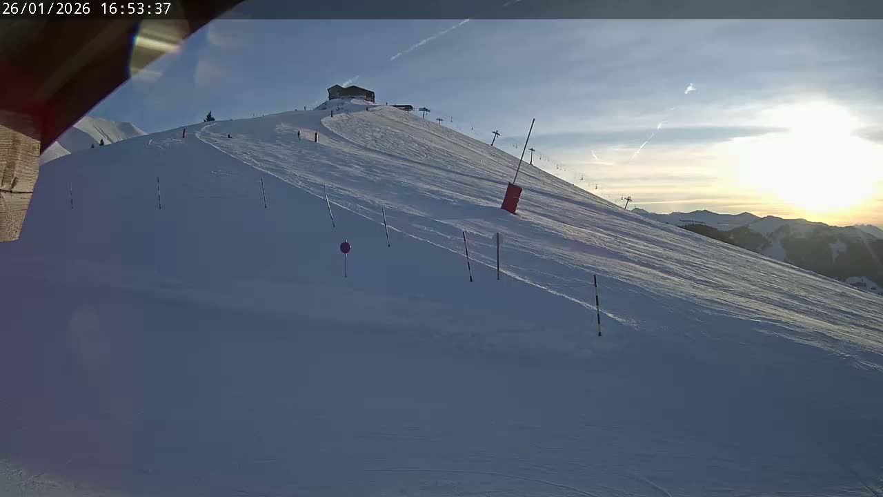 Saint-Gervais-les-Bains,  Telesiege de la Croix Live Cam - Bonneville, Haute-Savoie, Auvergne-Rhône-Alpes, France