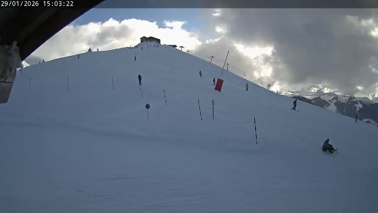 Saint-Gervais-les-Bains,  Telesiege de la Croix Live Cam - Bonneville, Haute-Savoie, Auvergne-Rhône-Alpes, France