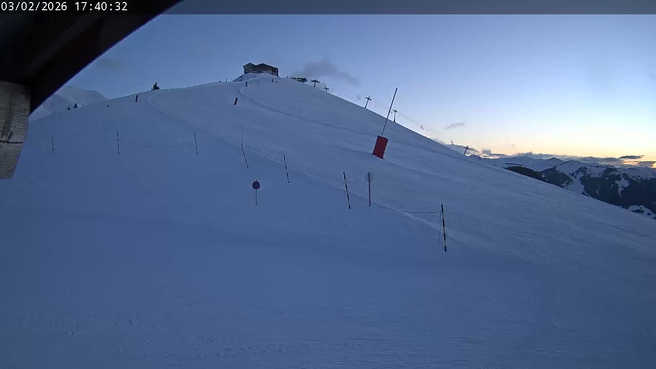 Saint-Gervais-les-Bains,  Telesiege de la Croix Live Cam - Bonneville, Haute-Savoie, Auvergne-Rhône-Alpes, France