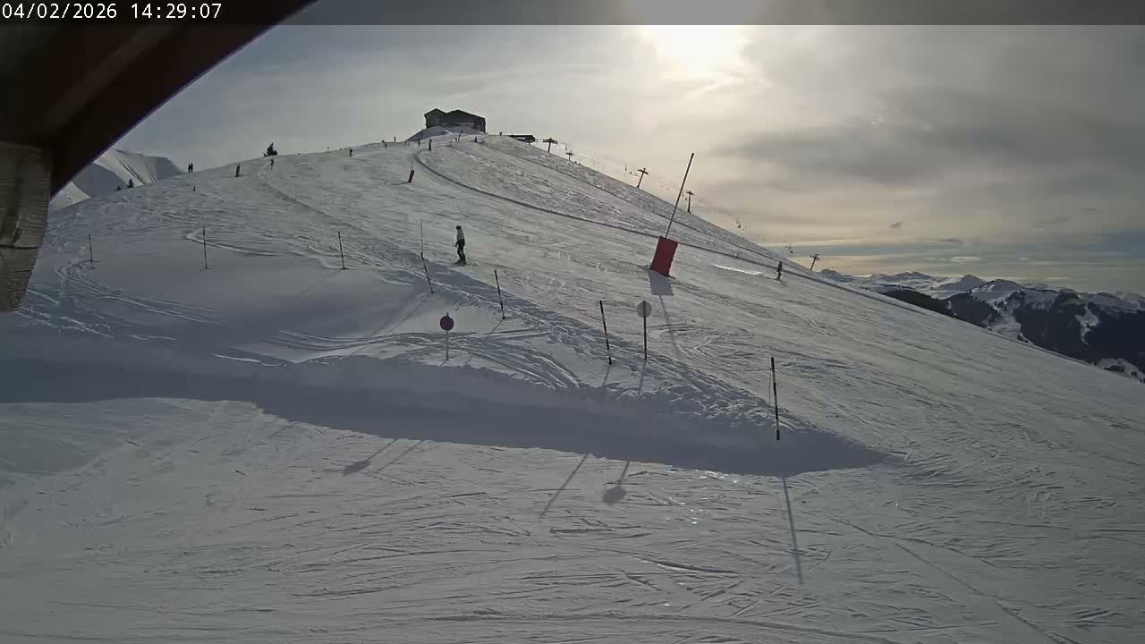 Saint-Gervais-les-Bains,  Telesiege de la Croix Live Cam - Bonneville, Haute-Savoie, Auvergne-Rhône-Alpes, France