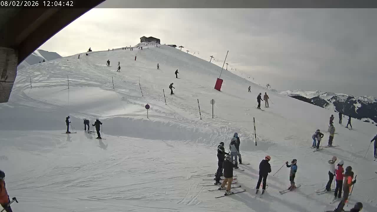 Saint-Gervais-les-Bains,  Telesiege de la Croix Live Cam - Bonneville, Haute-Savoie, Auvergne-Rhône-Alpes, France