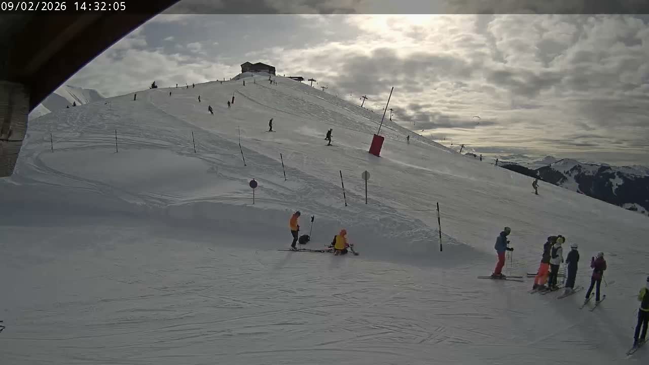 Saint-Gervais-les-Bains,  Telesiege de la Croix Live Cam - Bonneville, Haute-Savoie, Auvergne-Rhône-Alpes, France