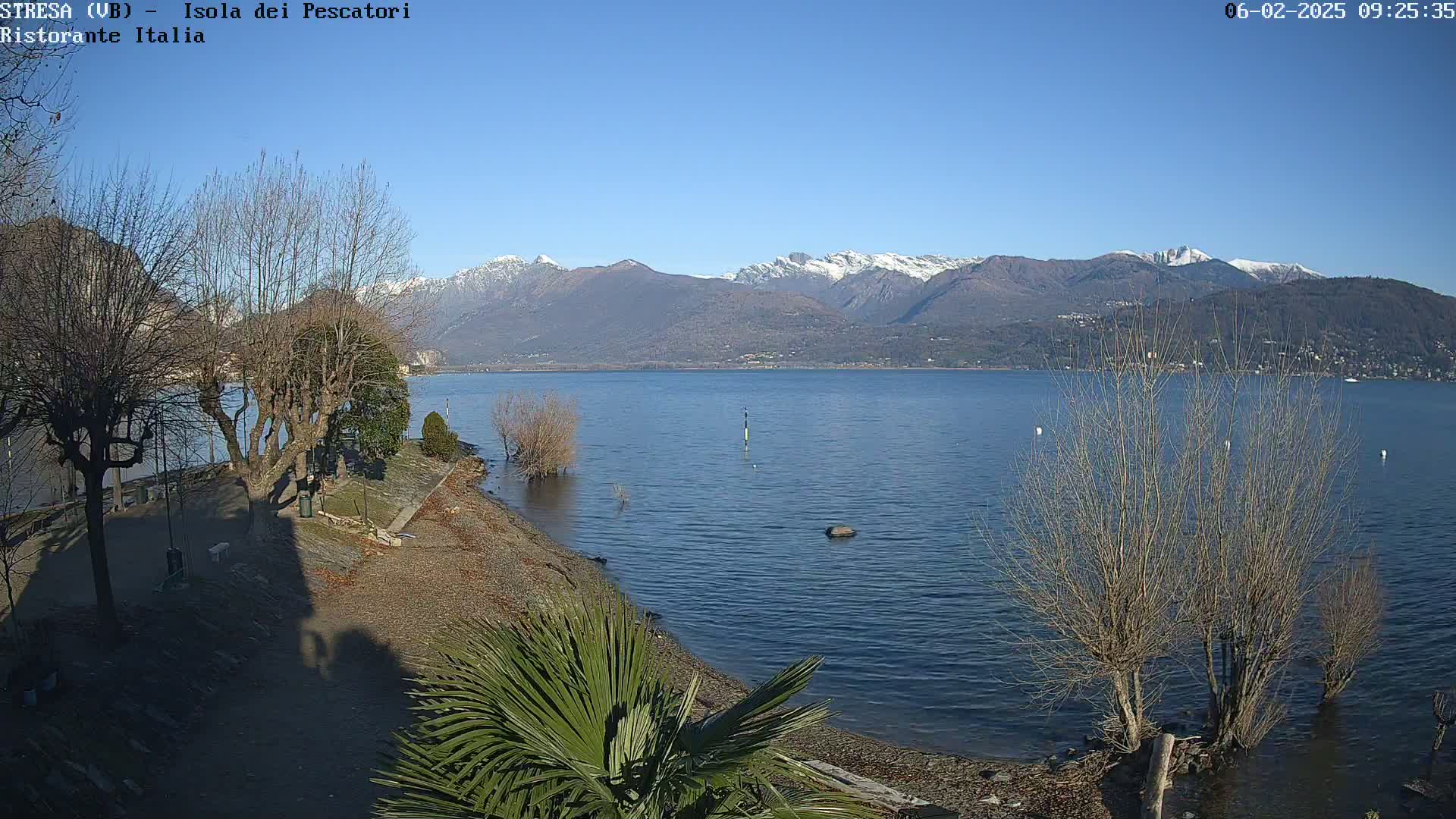 Isola dei Pescatori Island, Maggiore Lake Live Cam - Stresa, Piedmont, Italy