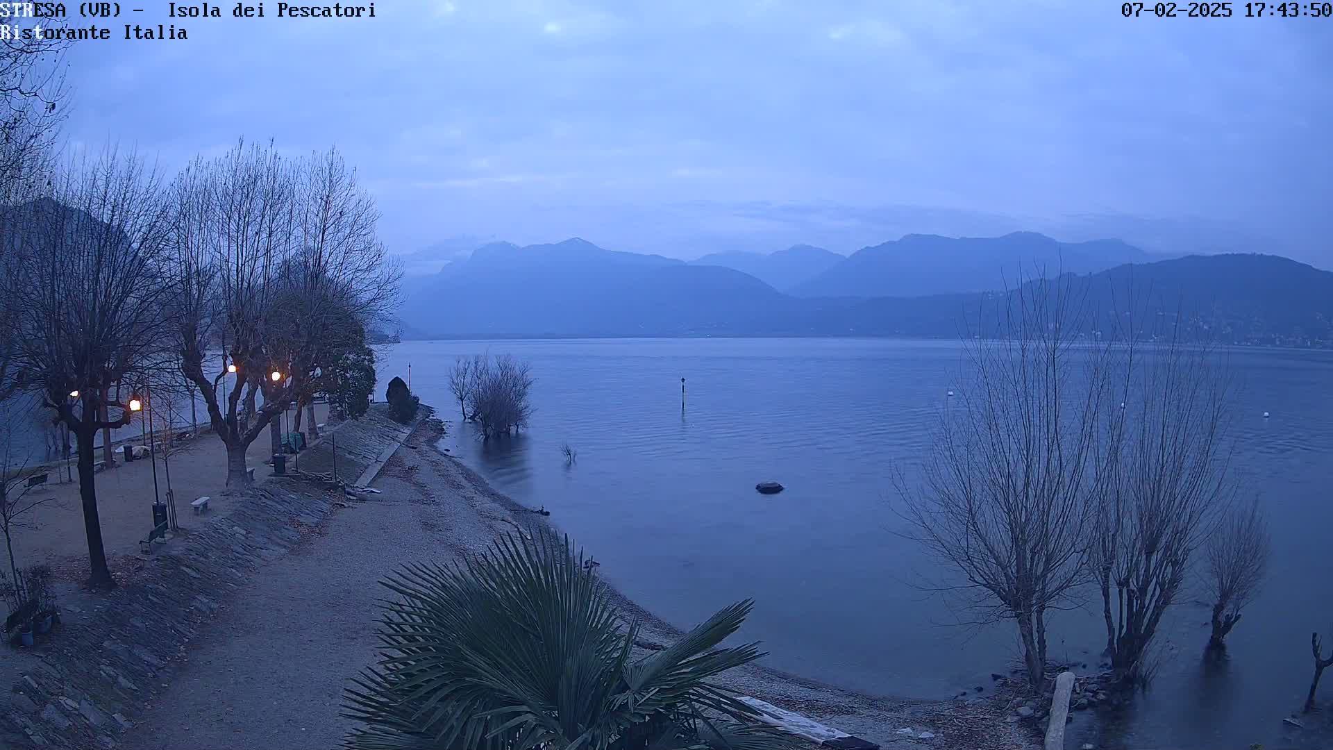 Isola dei Pescatori Island, Maggiore Lake Live Cam - Stresa, Piedmont, Italy