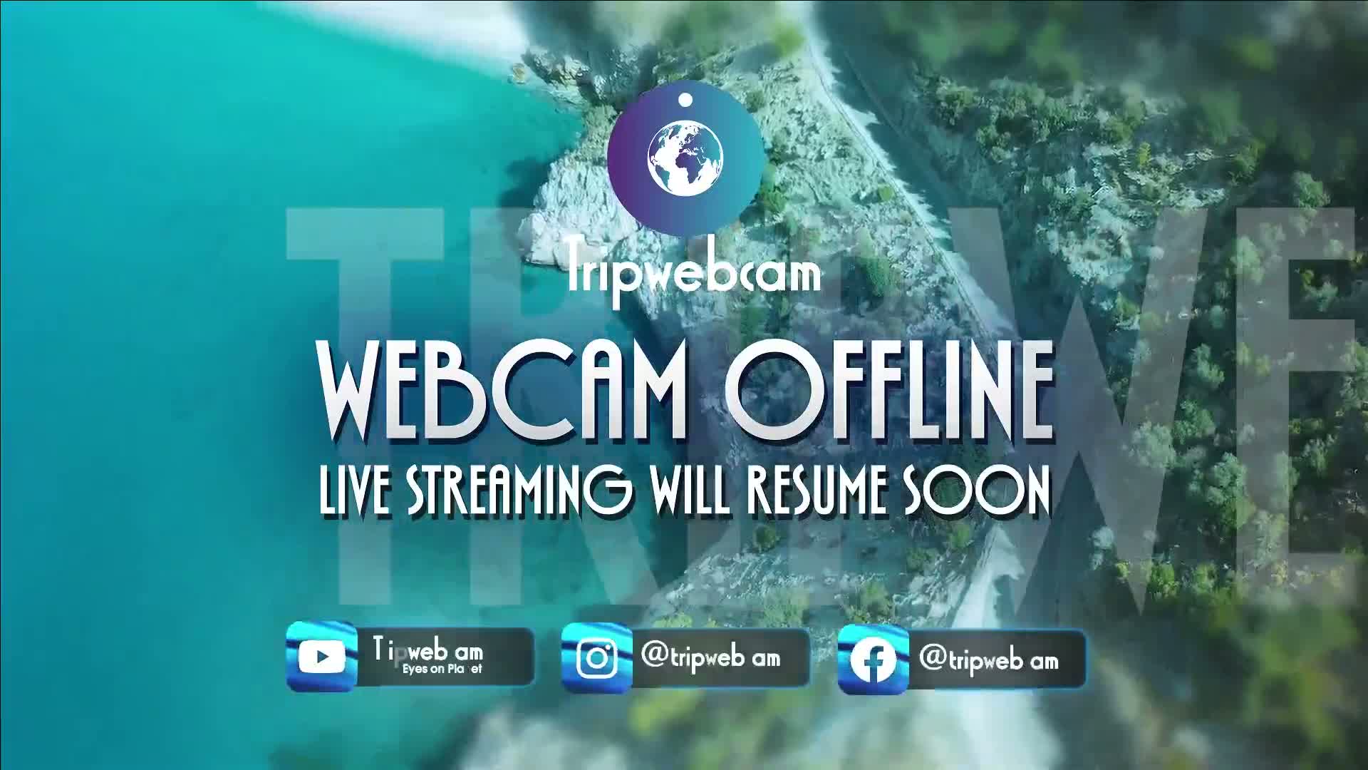 Isola dei Pescatori Island, Maggiore Lake Live Cam - Stresa, Piedmont, Italy
