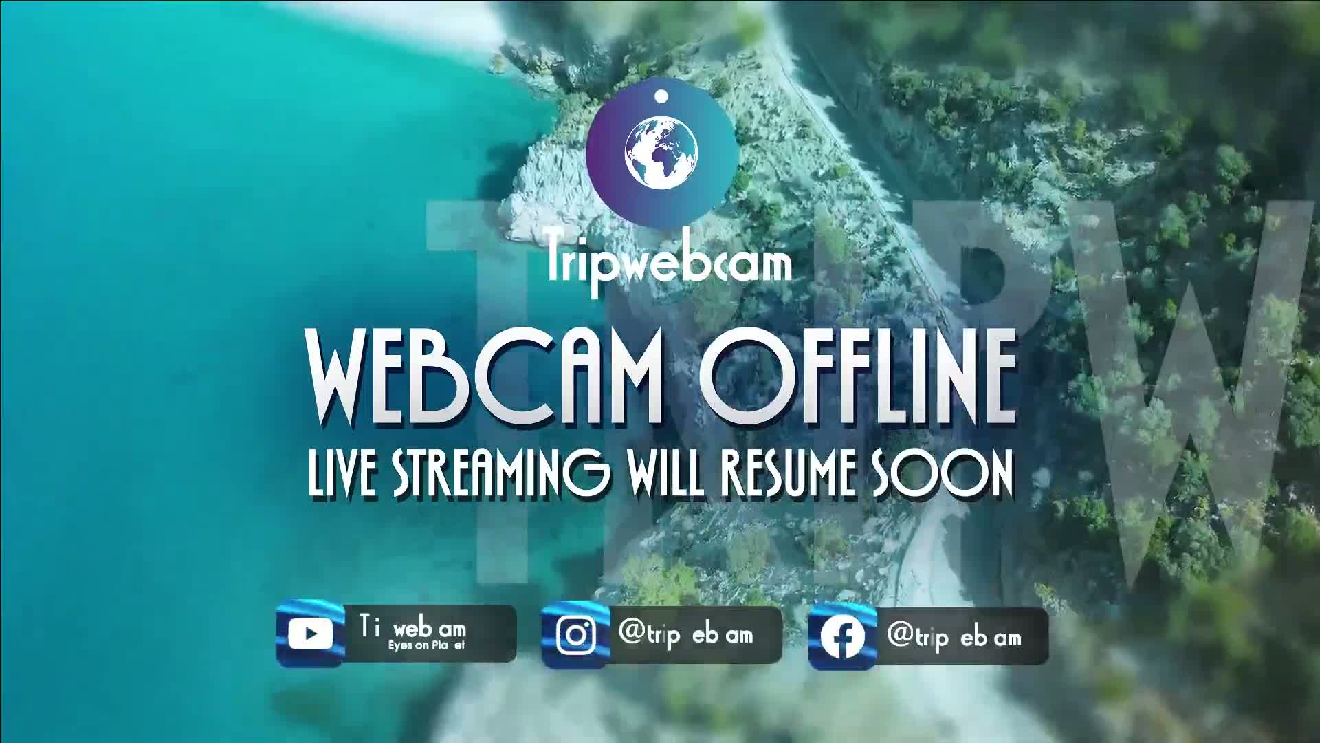 Isola dei Pescatori Island, Maggiore Lake Live Cam - Stresa, Piedmont, Italy