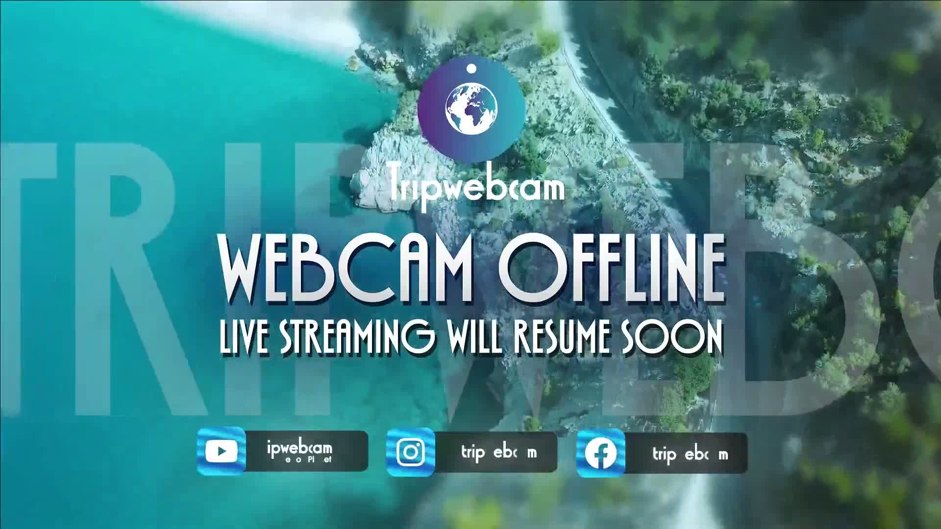 Isola dei Pescatori Island, Maggiore Lake Live Cam - Stresa, Piedmont, Italy