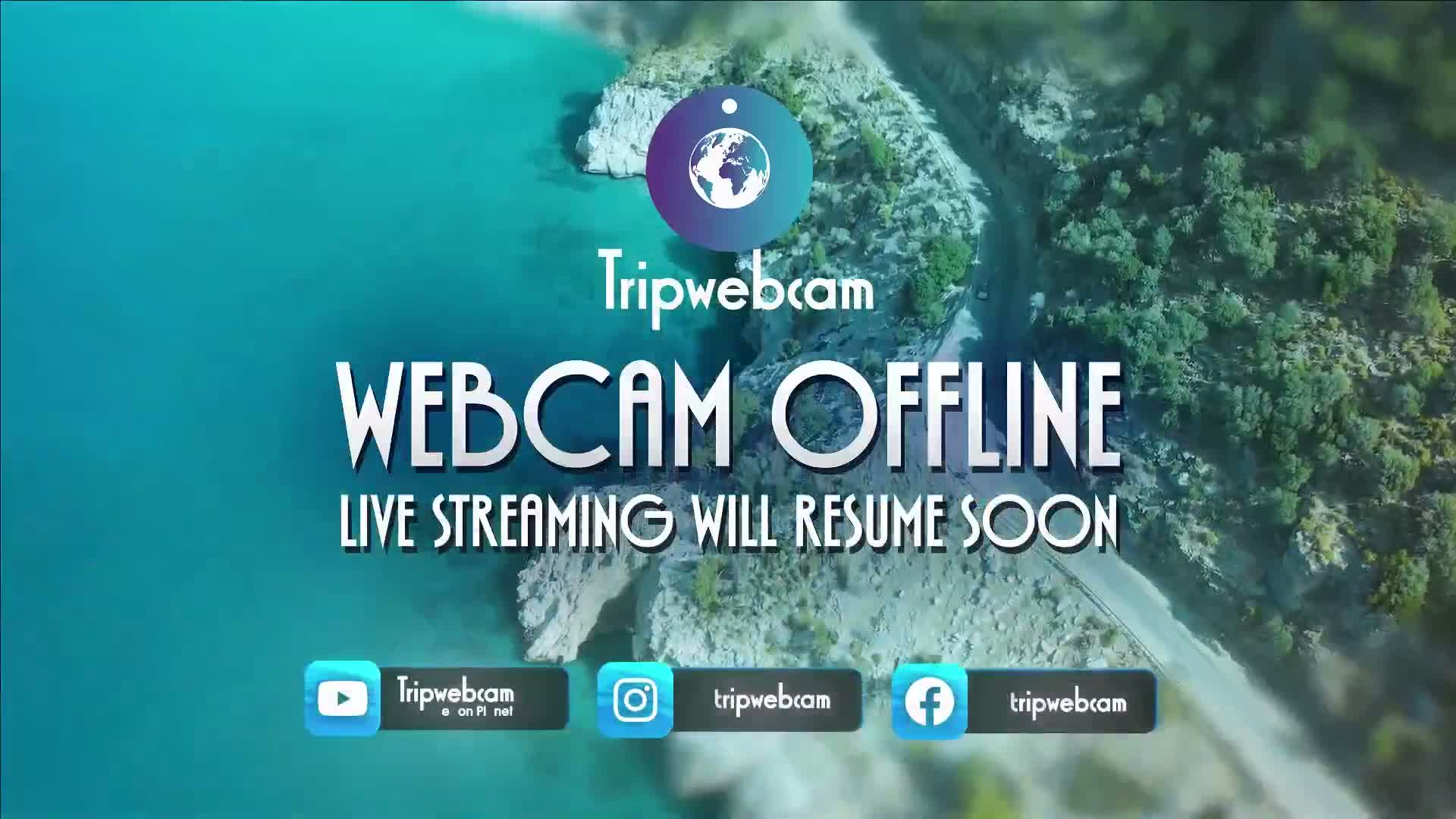 Isola dei Pescatori Island, Maggiore Lake Live Cam - Stresa, Piedmont, Italy