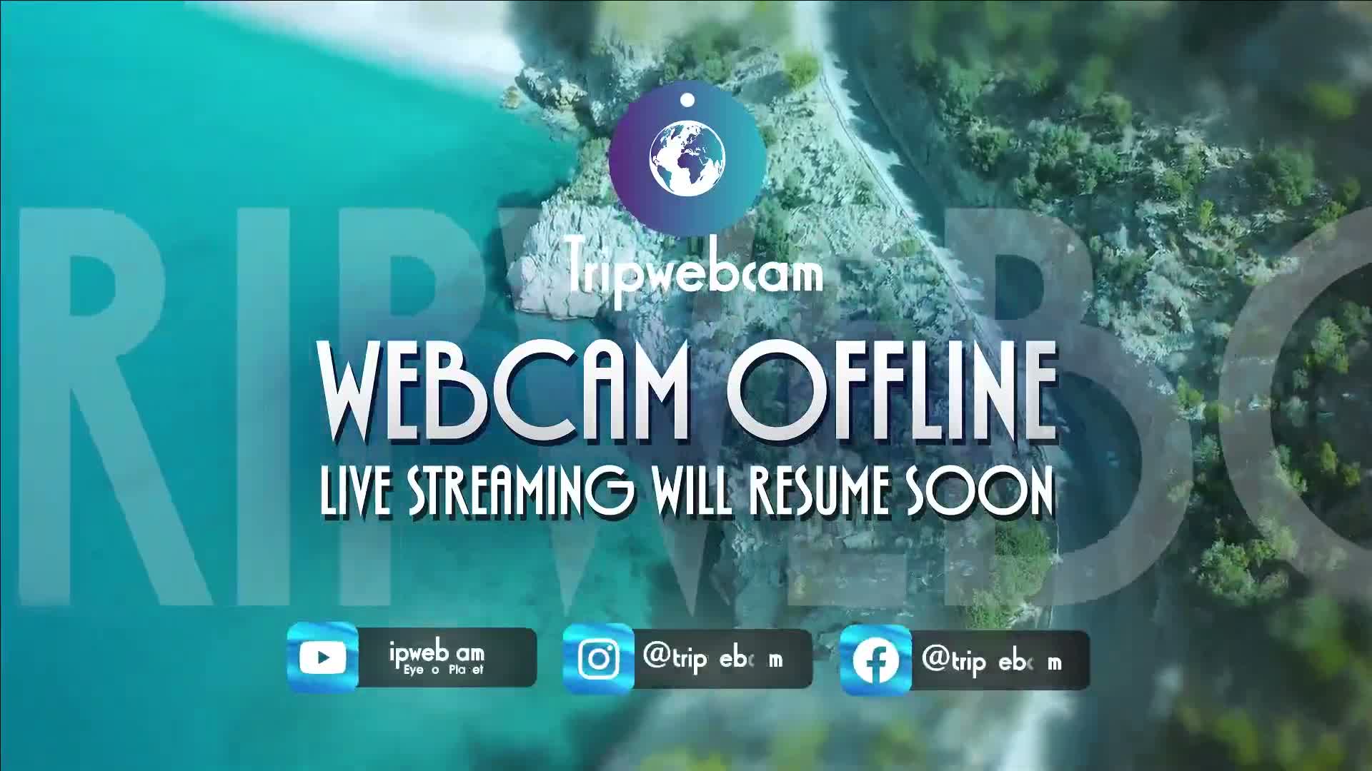 Isola dei Pescatori Island, Maggiore Lake Live Cam - Stresa, Piedmont, Italy