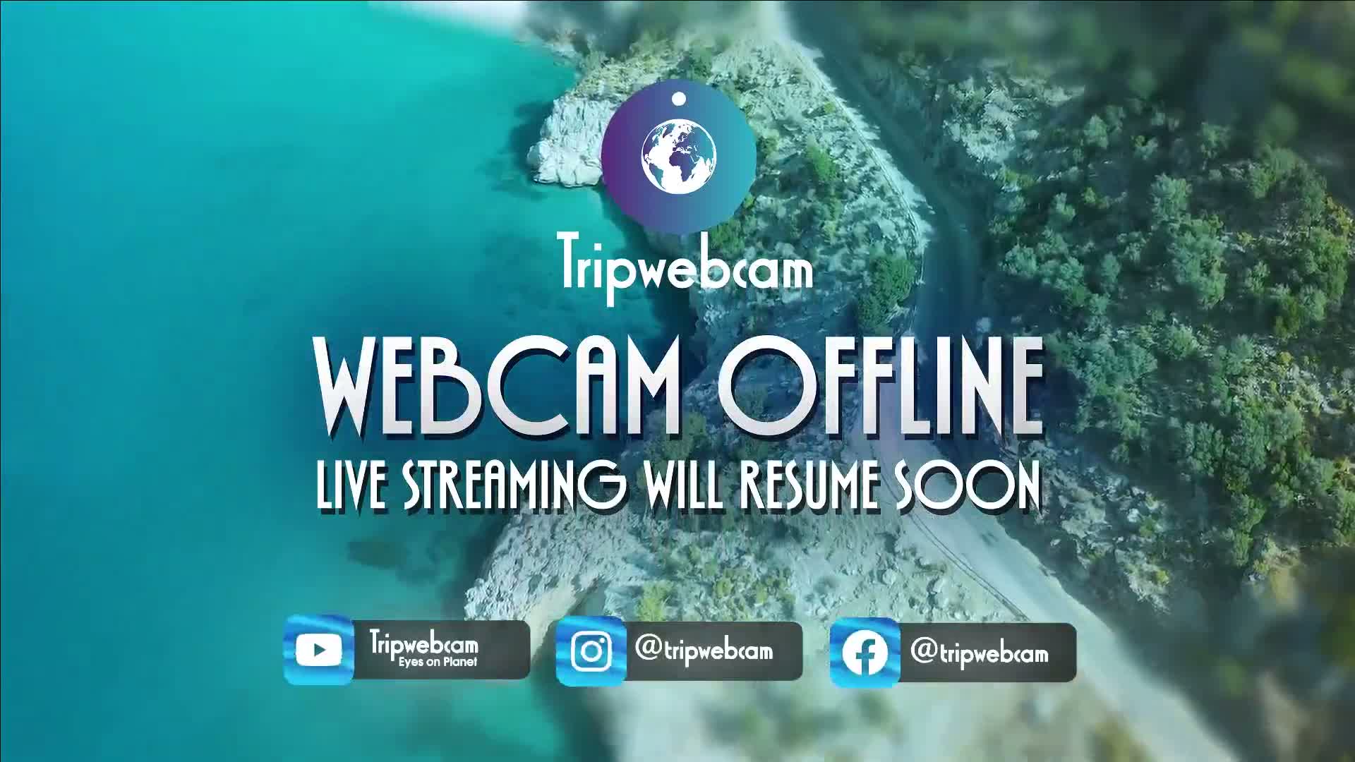 Isola dei Pescatori Island, Maggiore Lake Live Cam - Stresa, Piedmont, Italy