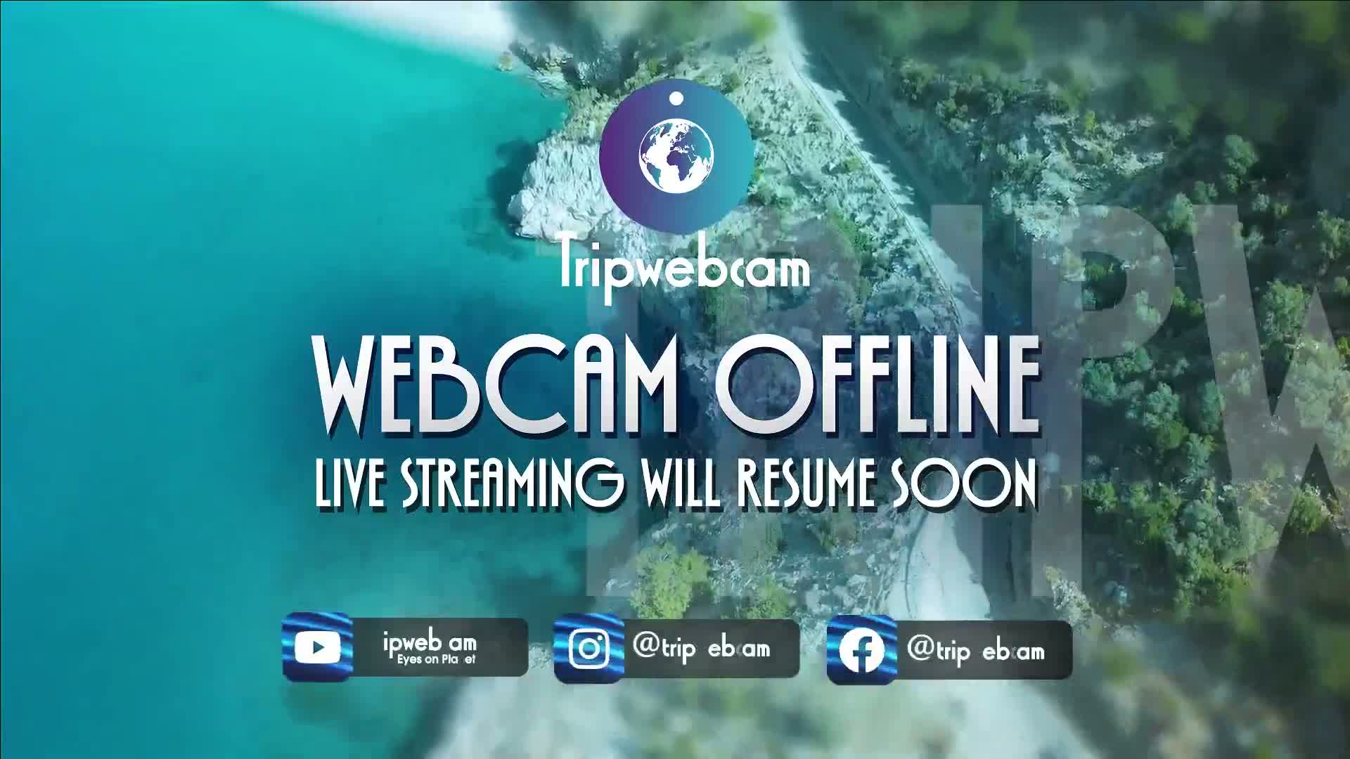 Isola dei Pescatori Island, Maggiore Lake Live Cam - Stresa, Piedmont, Italy