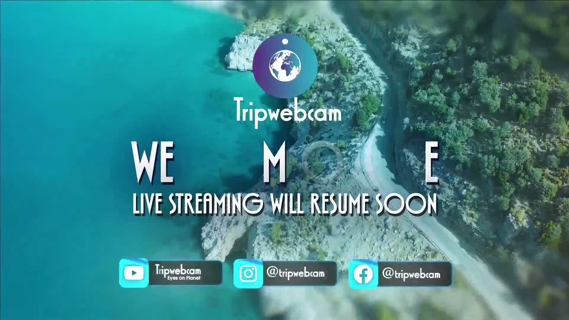 Isola dei Pescatori Island, Maggiore Lake Live Cam - Stresa, Piedmont, Italy