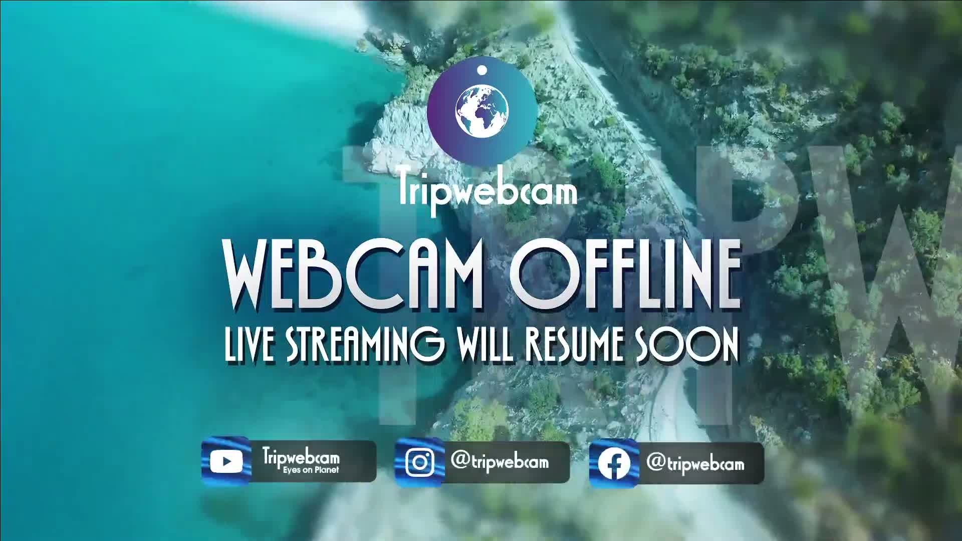 Isola dei Pescatori Island, Maggiore Lake Live Cam - Stresa, Piedmont, Italy