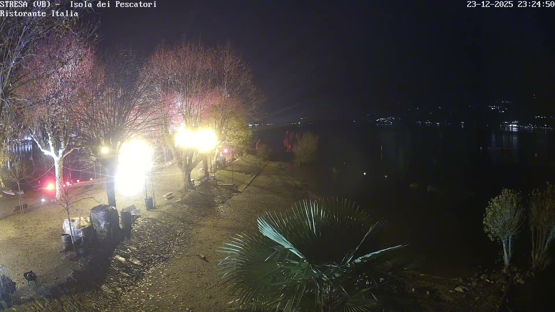 Isola dei Pescatori Island, Maggiore Lake Live Cam - Stresa, Piedmont, Italy