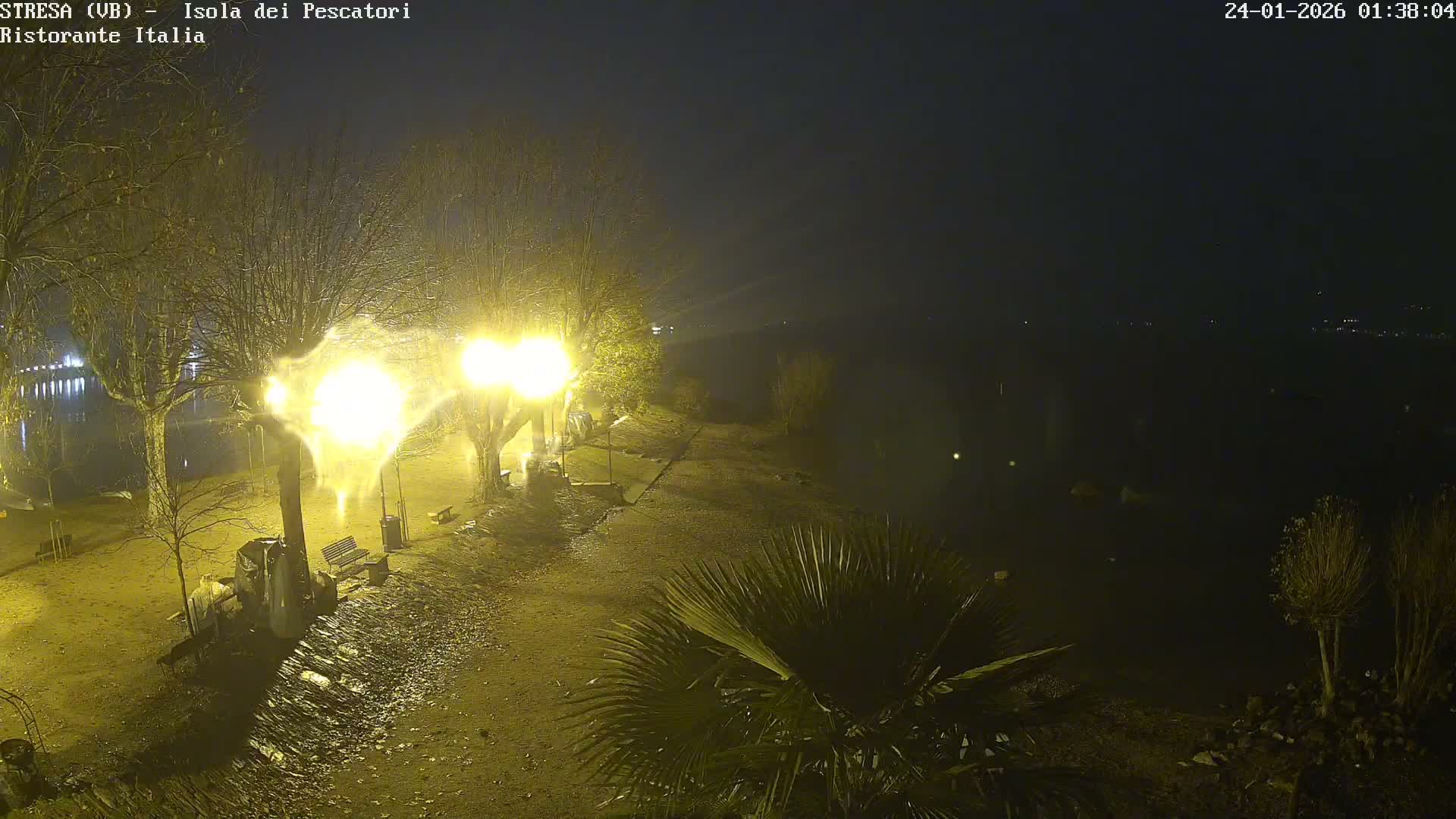Isola dei Pescatori Island, Maggiore Lake Live Cam - Stresa, Piedmont, Italy