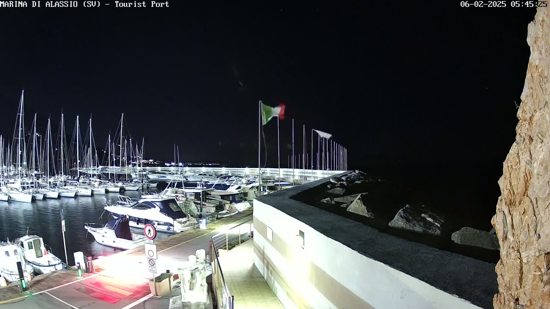 Alassio  Marina , Porto Luca Ferrari Live Cam - Alassio,  Liguria, Italy