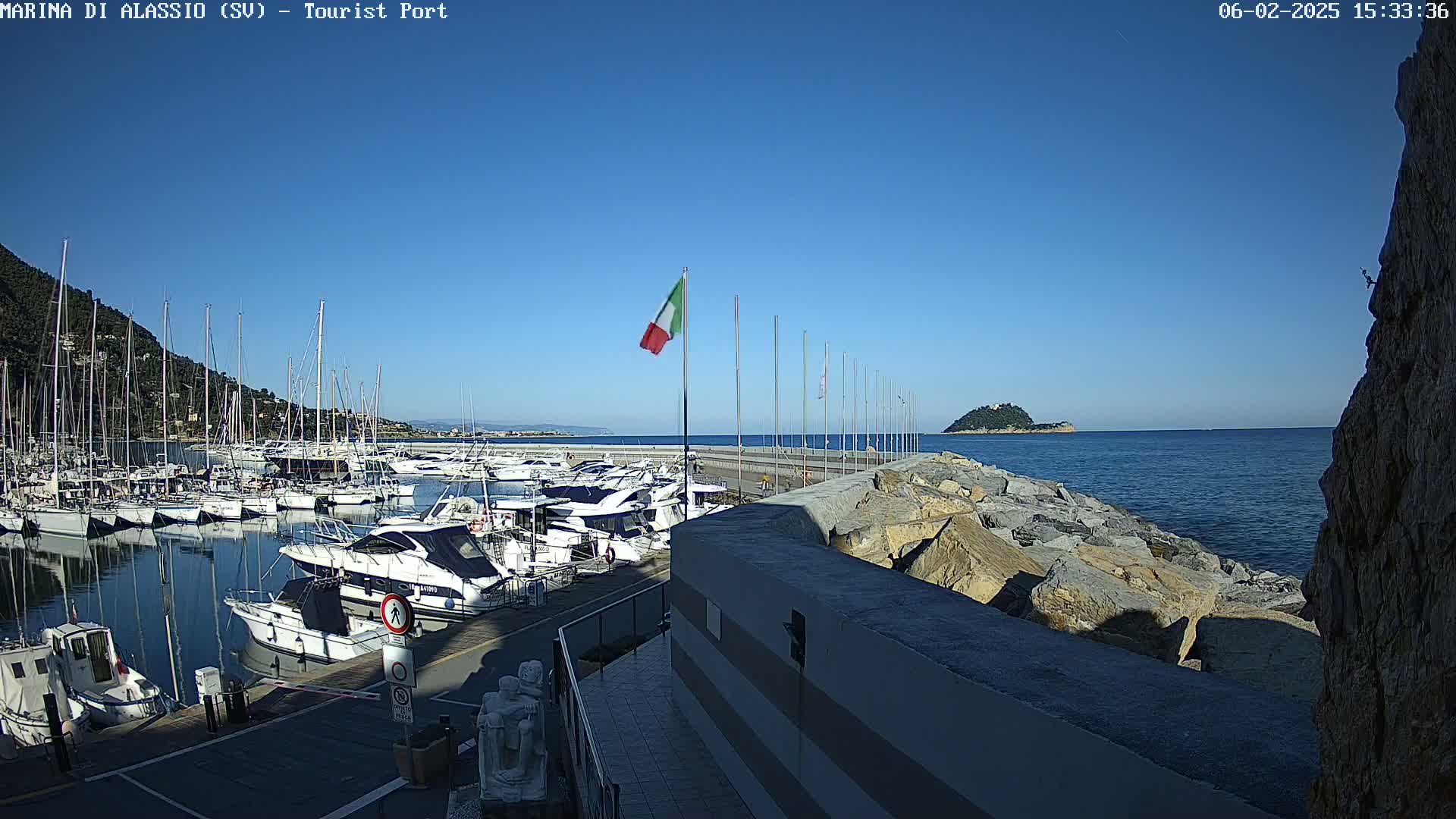 Alassio  Marina , Porto Luca Ferrari Live Cam - Alassio,  Liguria, Italy