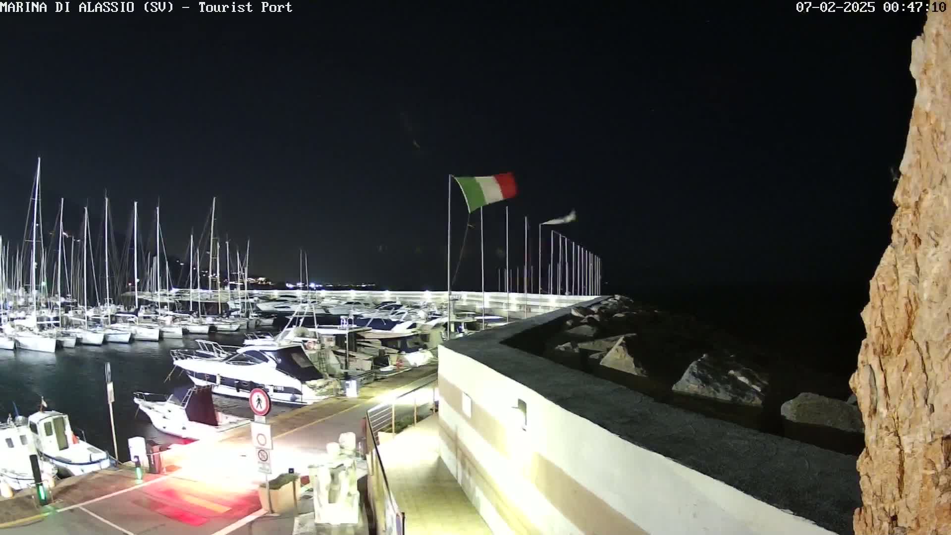 Alassio  Marina , Porto Luca Ferrari Live Cam - Alassio,  Liguria, Italy