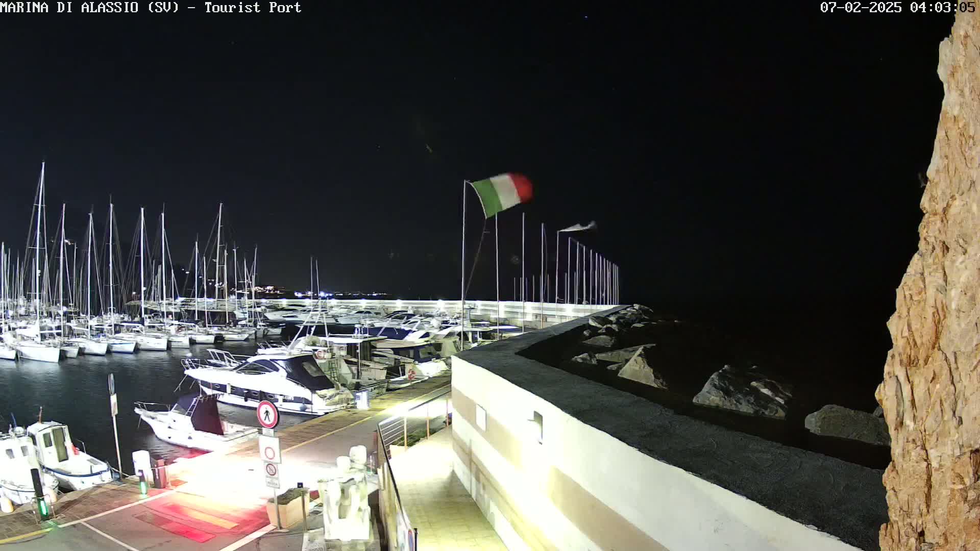 Alassio  Marina , Porto Luca Ferrari Live Cam - Alassio,  Liguria, Italy