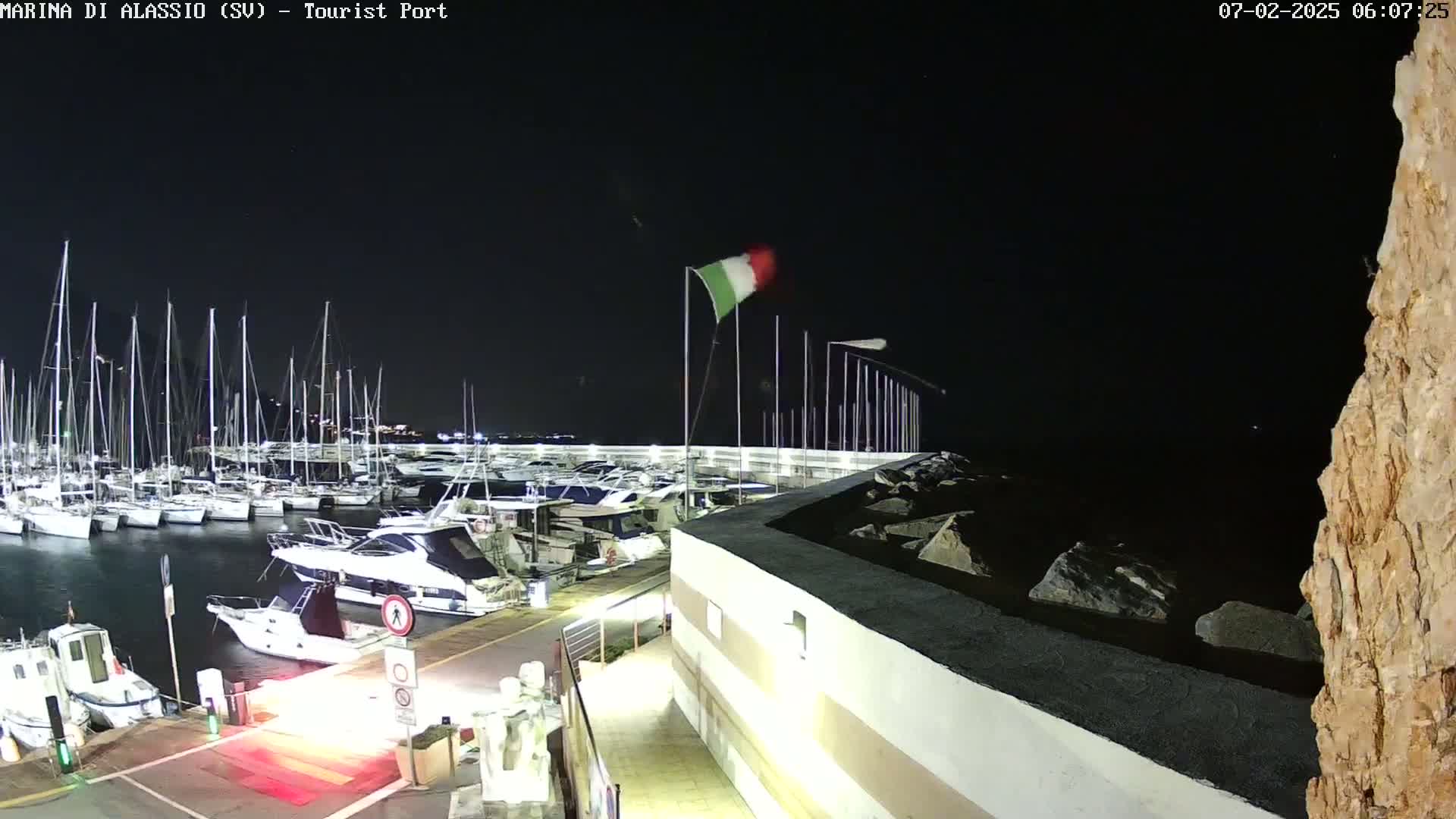 Alassio  Marina , Porto Luca Ferrari Live Cam - Alassio,  Liguria, Italy