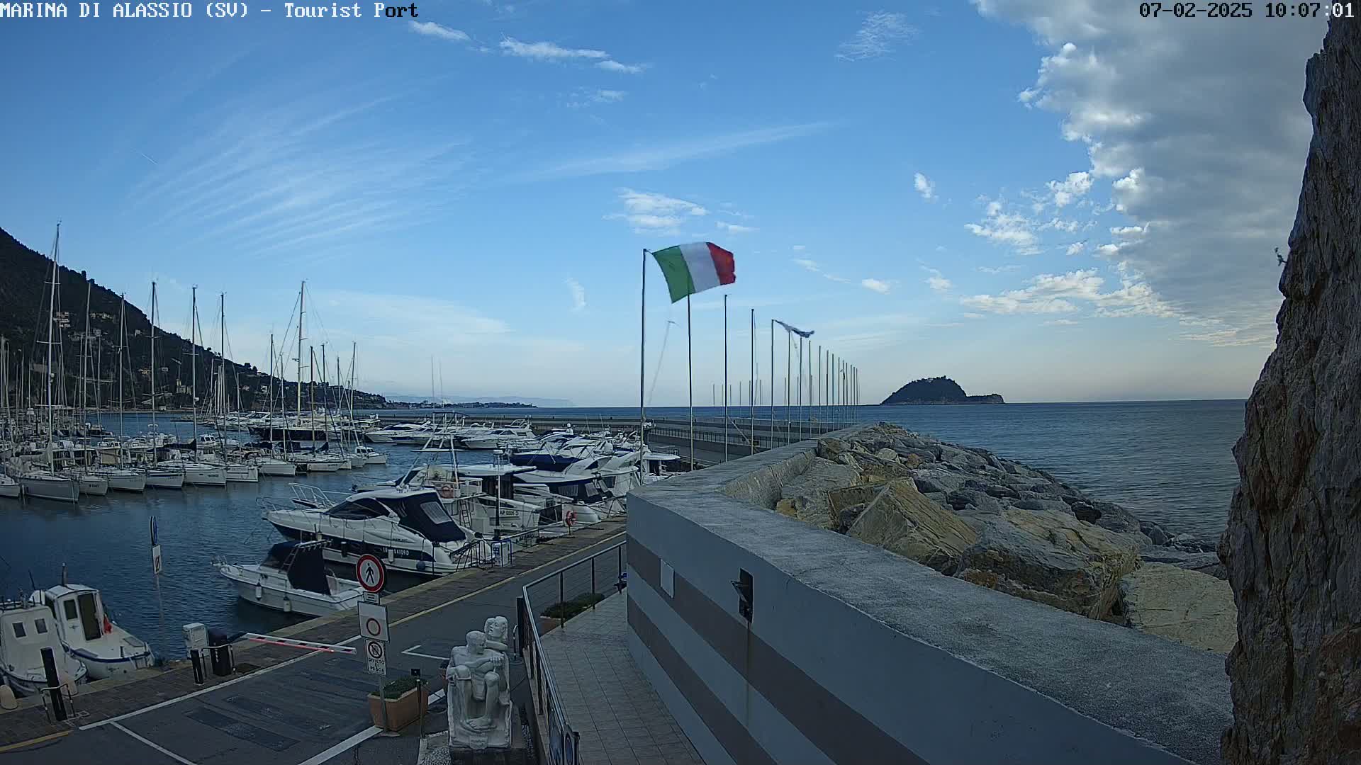 Alassio  Marina , Porto Luca Ferrari Live Cam - Alassio,  Liguria, Italy