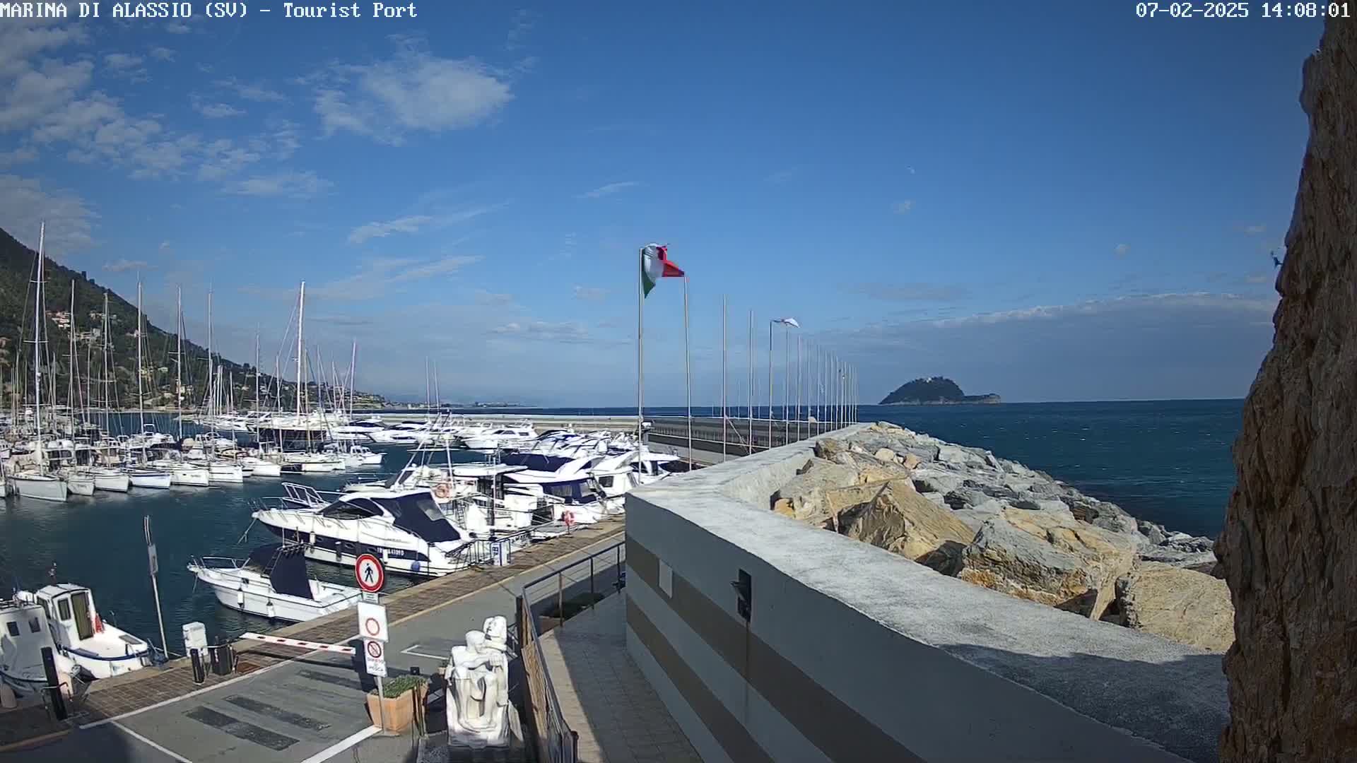 Alassio  Marina , Porto Luca Ferrari Live Cam - Alassio,  Liguria, Italy