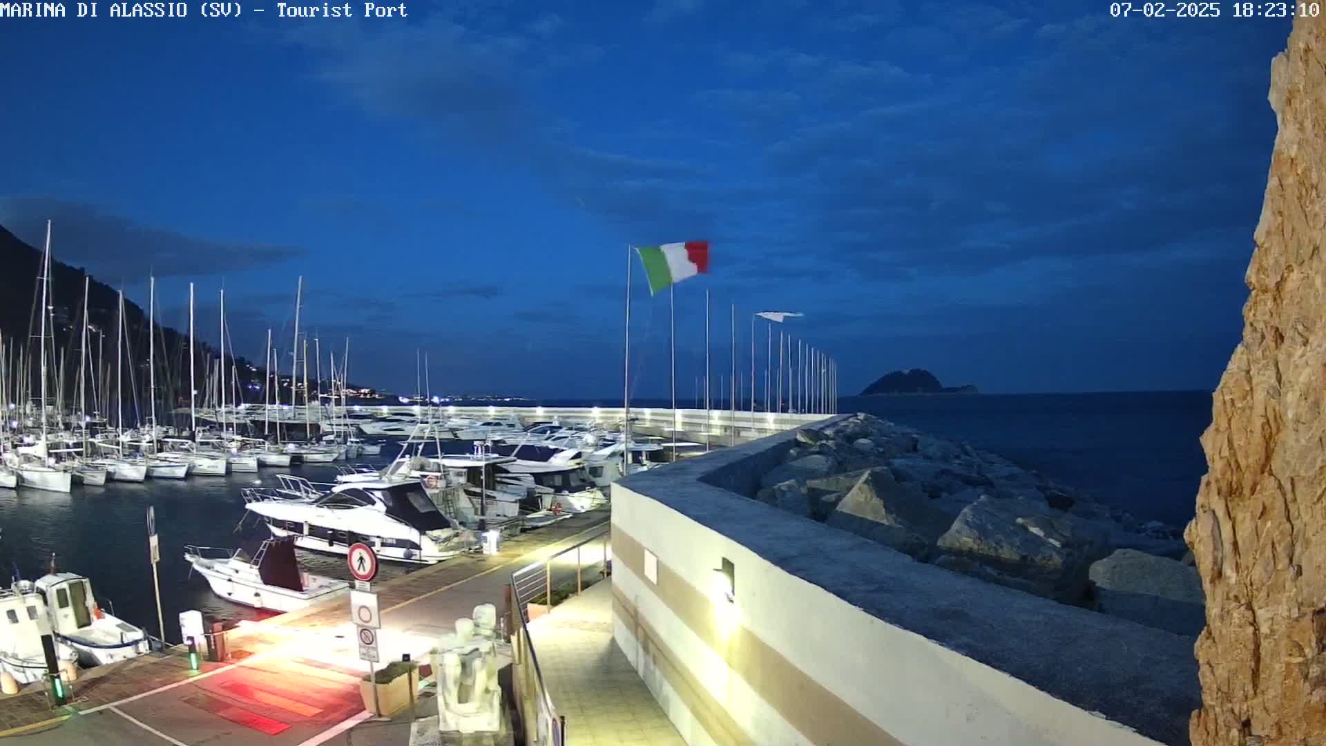 Alassio  Marina , Porto Luca Ferrari Live Cam - Alassio,  Liguria, Italy