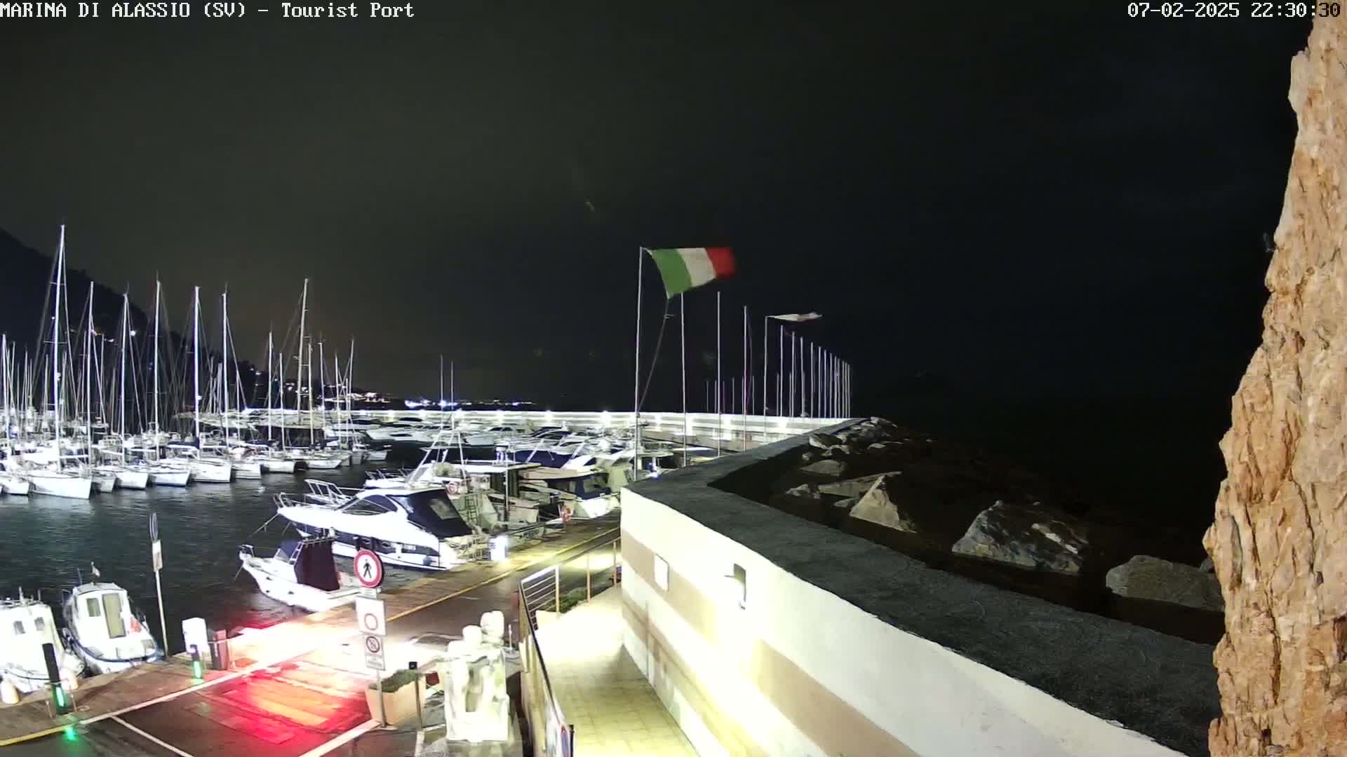Alassio  Marina , Porto Luca Ferrari Live Cam - Alassio,  Liguria, Italy