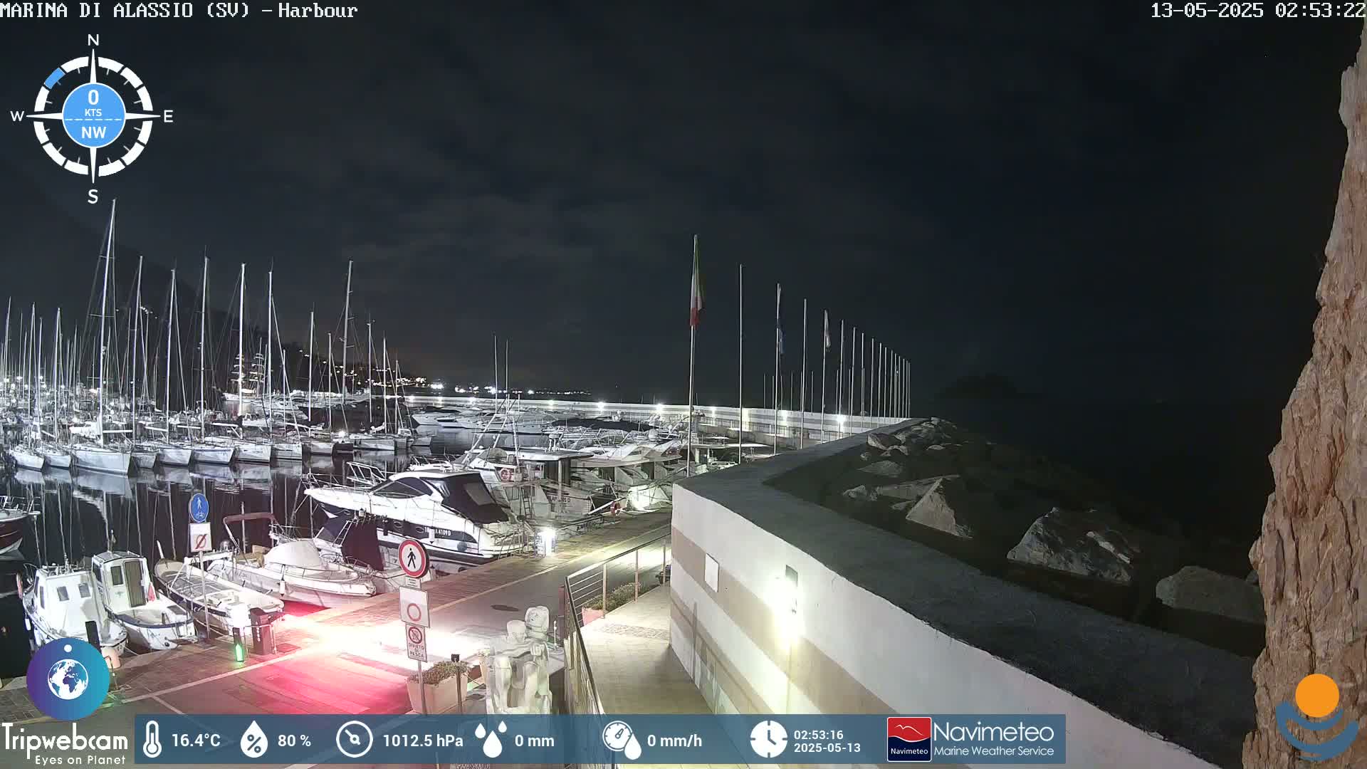 Alassio  Marina , Porto Luca Ferrari Live Cam - Alassio,  Liguria, Italy