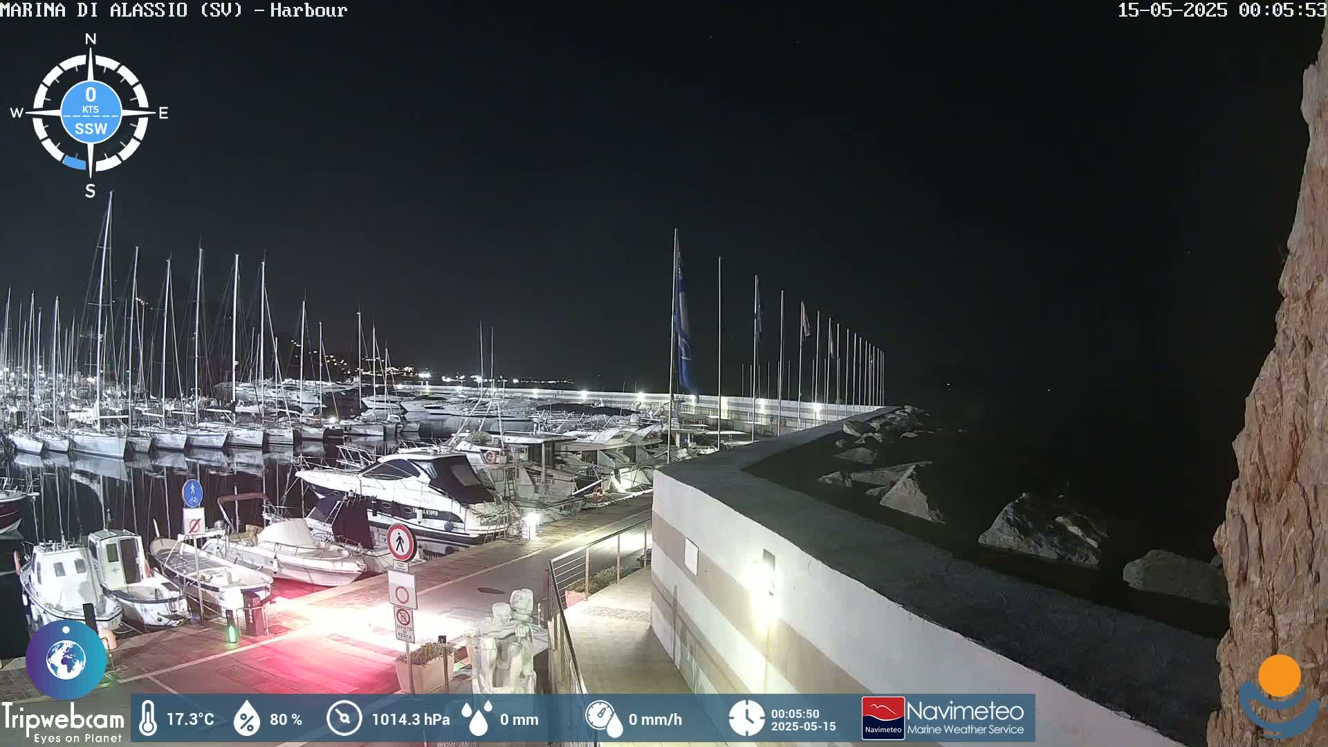 Alassio  Marina , Porto Luca Ferrari Live Cam - Alassio,  Liguria, Italy