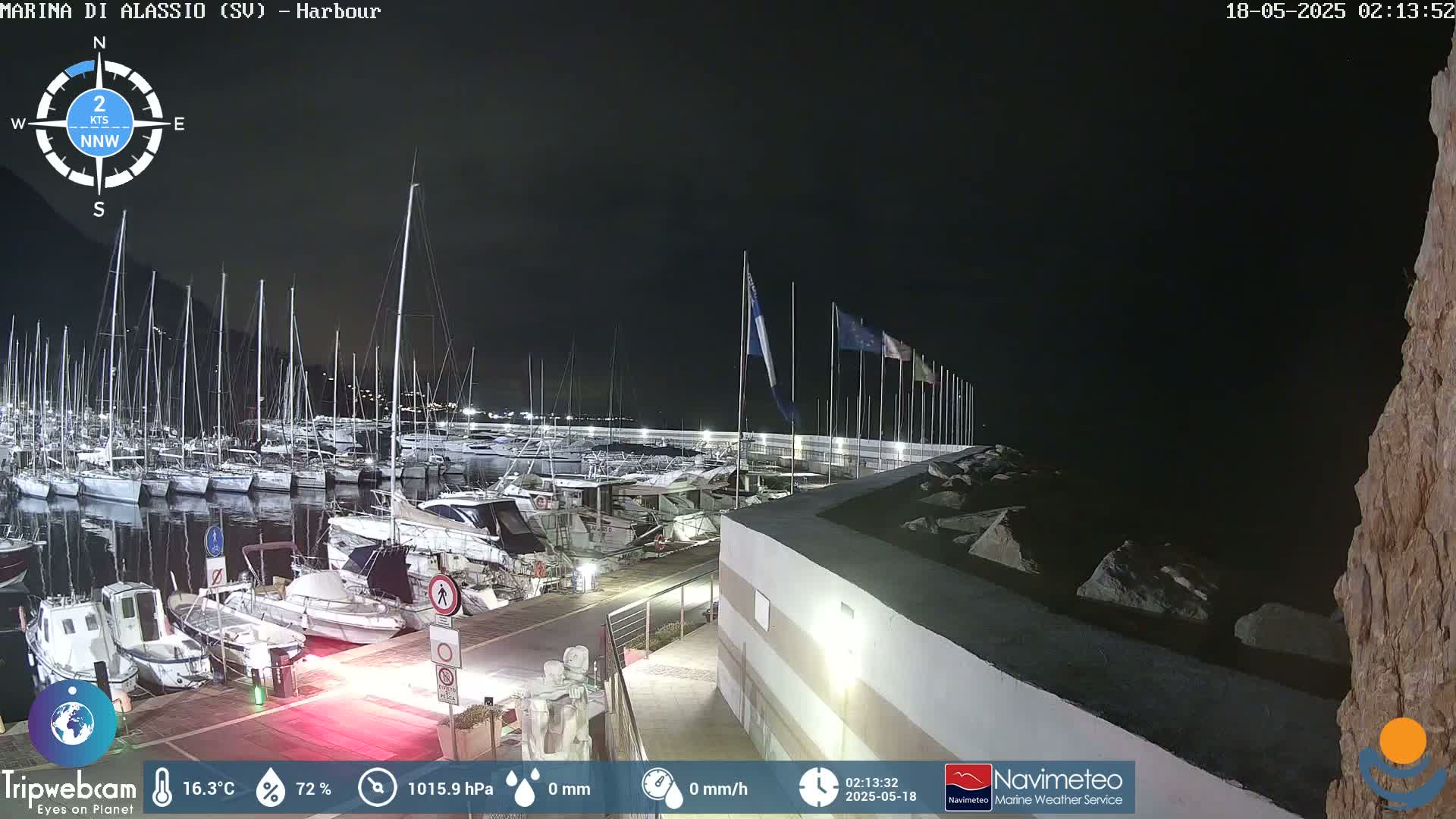 Alassio  Marina , Porto Luca Ferrari Live Cam - Alassio,  Liguria, Italy