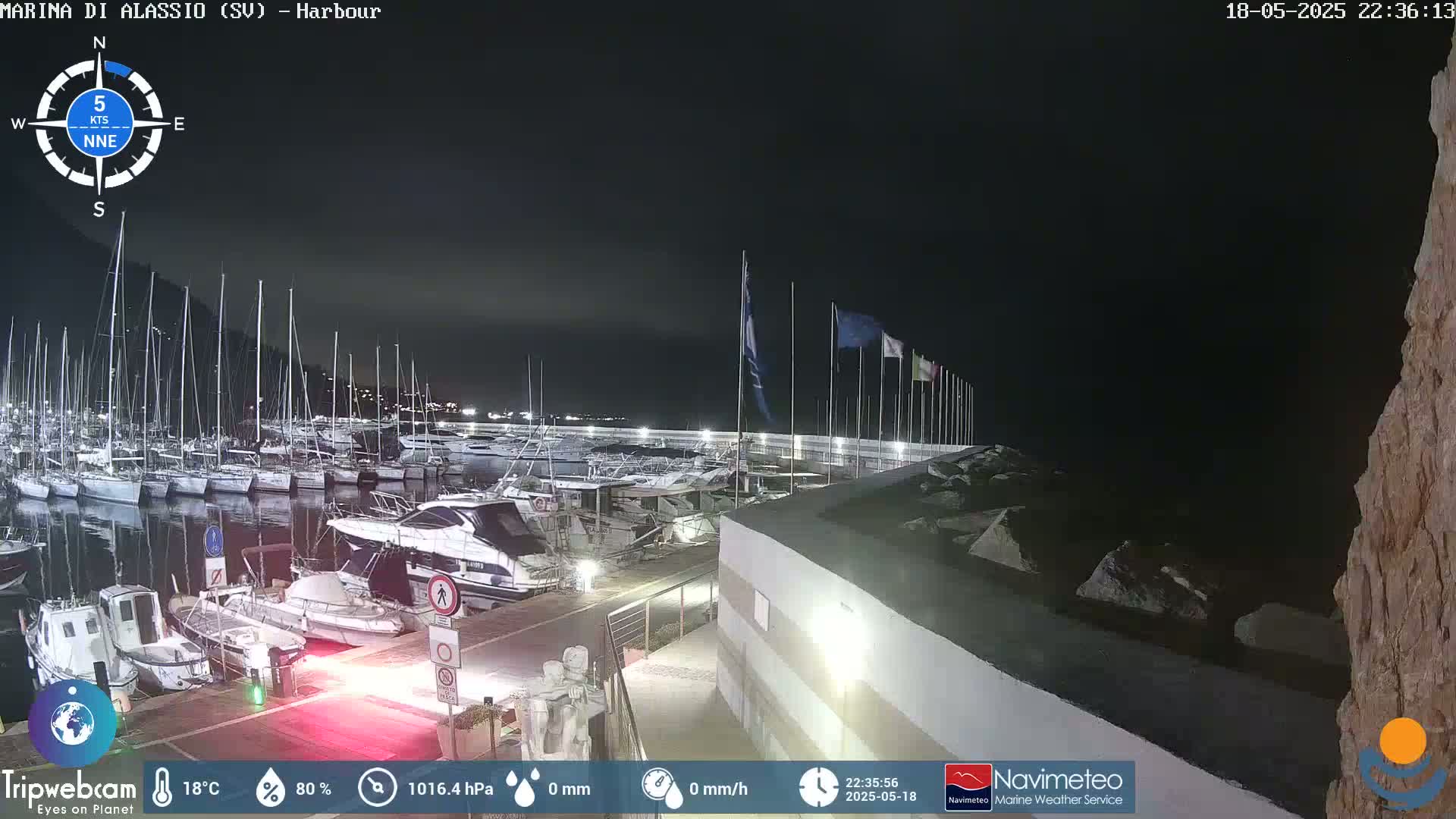 Alassio  Marina , Porto Luca Ferrari Live Cam - Alassio,  Liguria, Italy