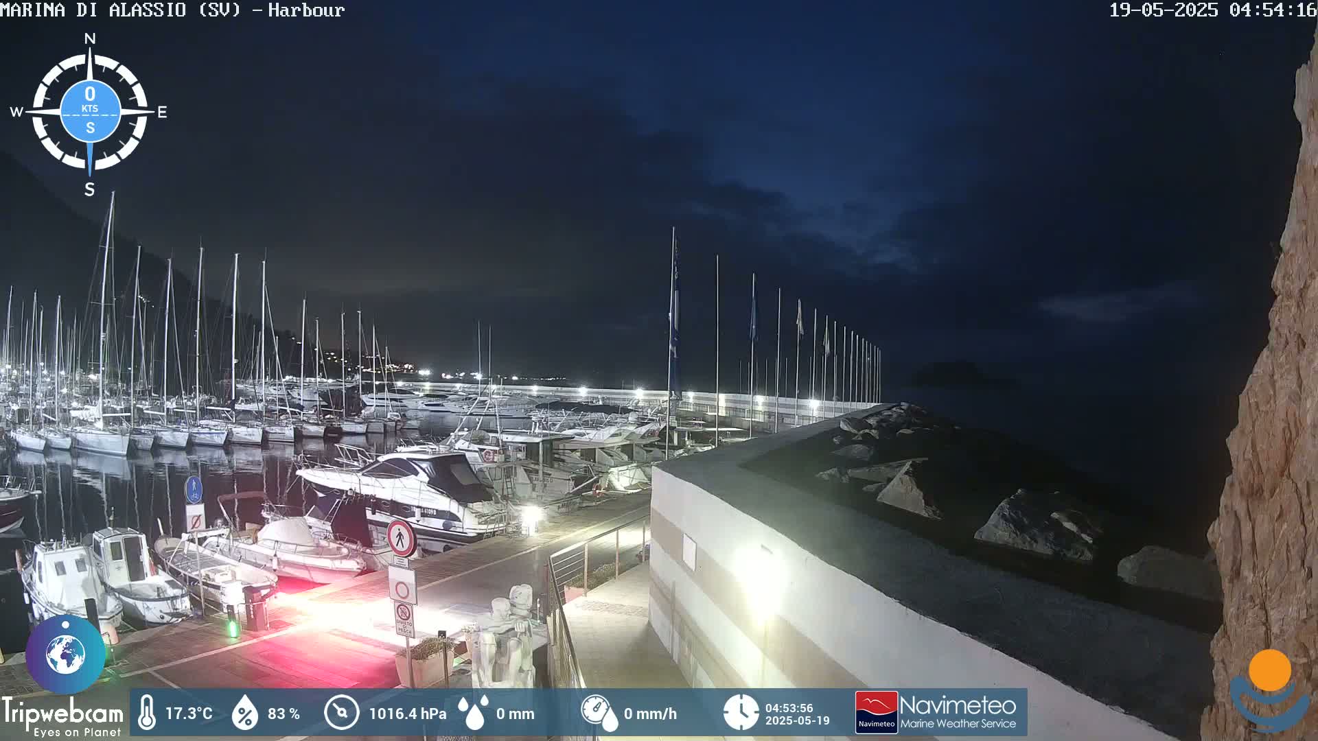 Alassio  Marina , Porto Luca Ferrari Live Cam - Alassio,  Liguria, Italy