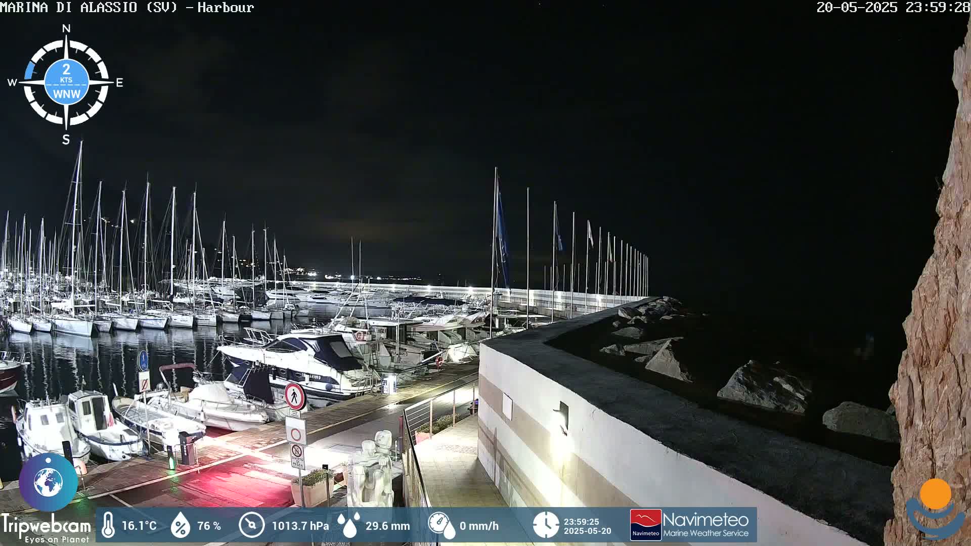 Alassio  Marina , Porto Luca Ferrari Live Cam - Alassio,  Liguria, Italy