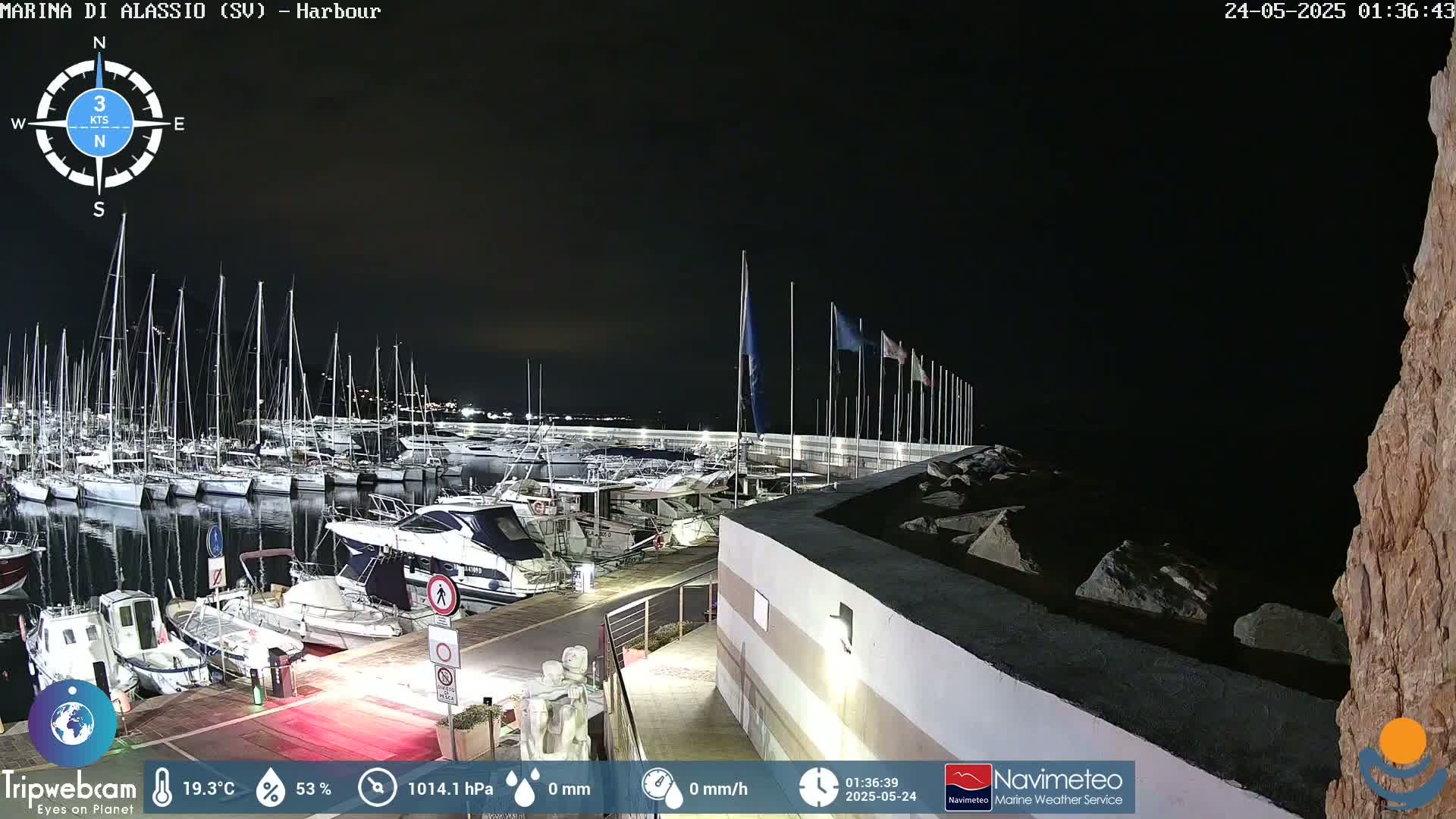 Alassio  Marina , Porto Luca Ferrari Live Cam - Alassio,  Liguria, Italy
