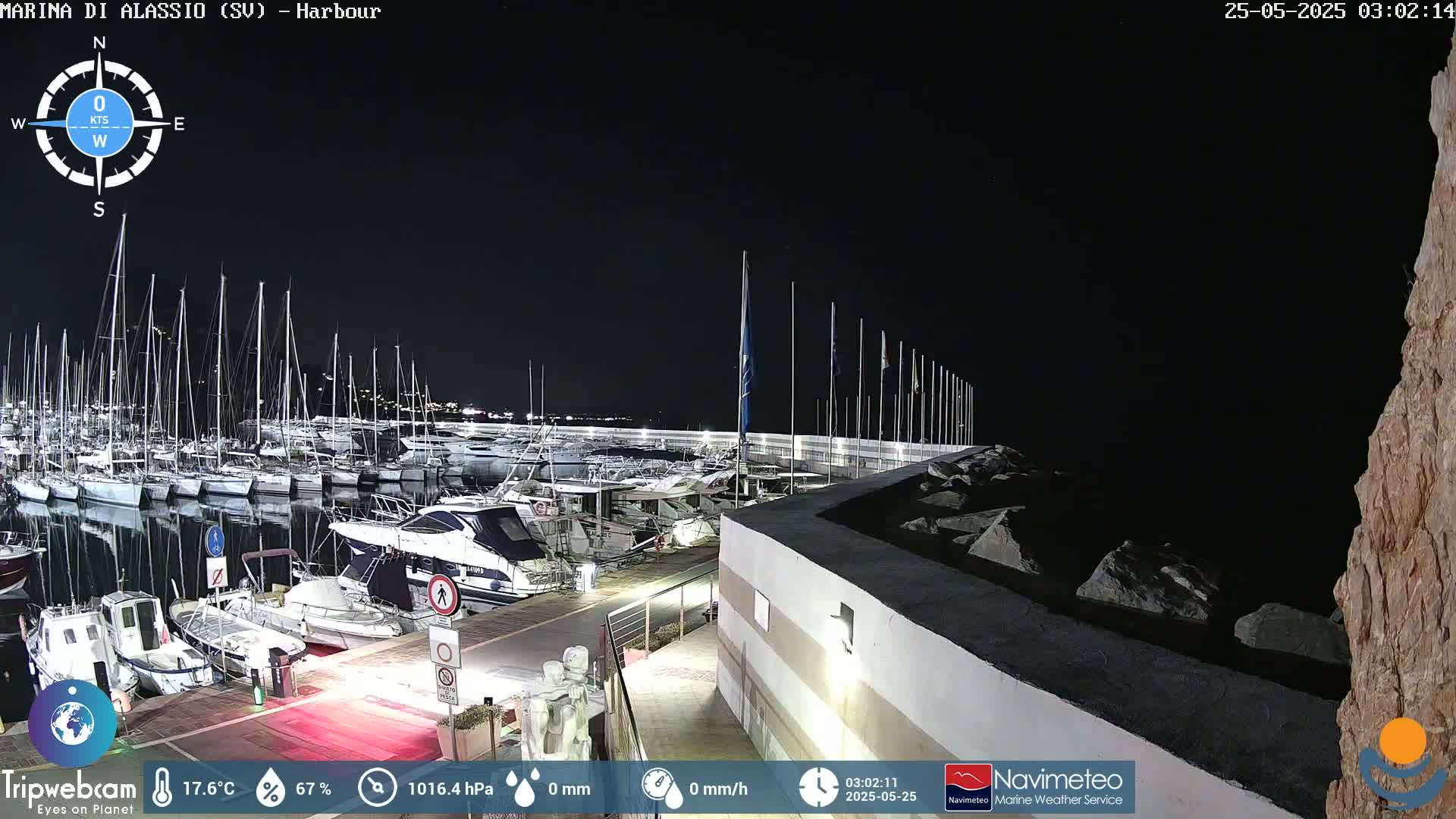 Alassio  Marina , Porto Luca Ferrari Live Cam - Alassio,  Liguria, Italy