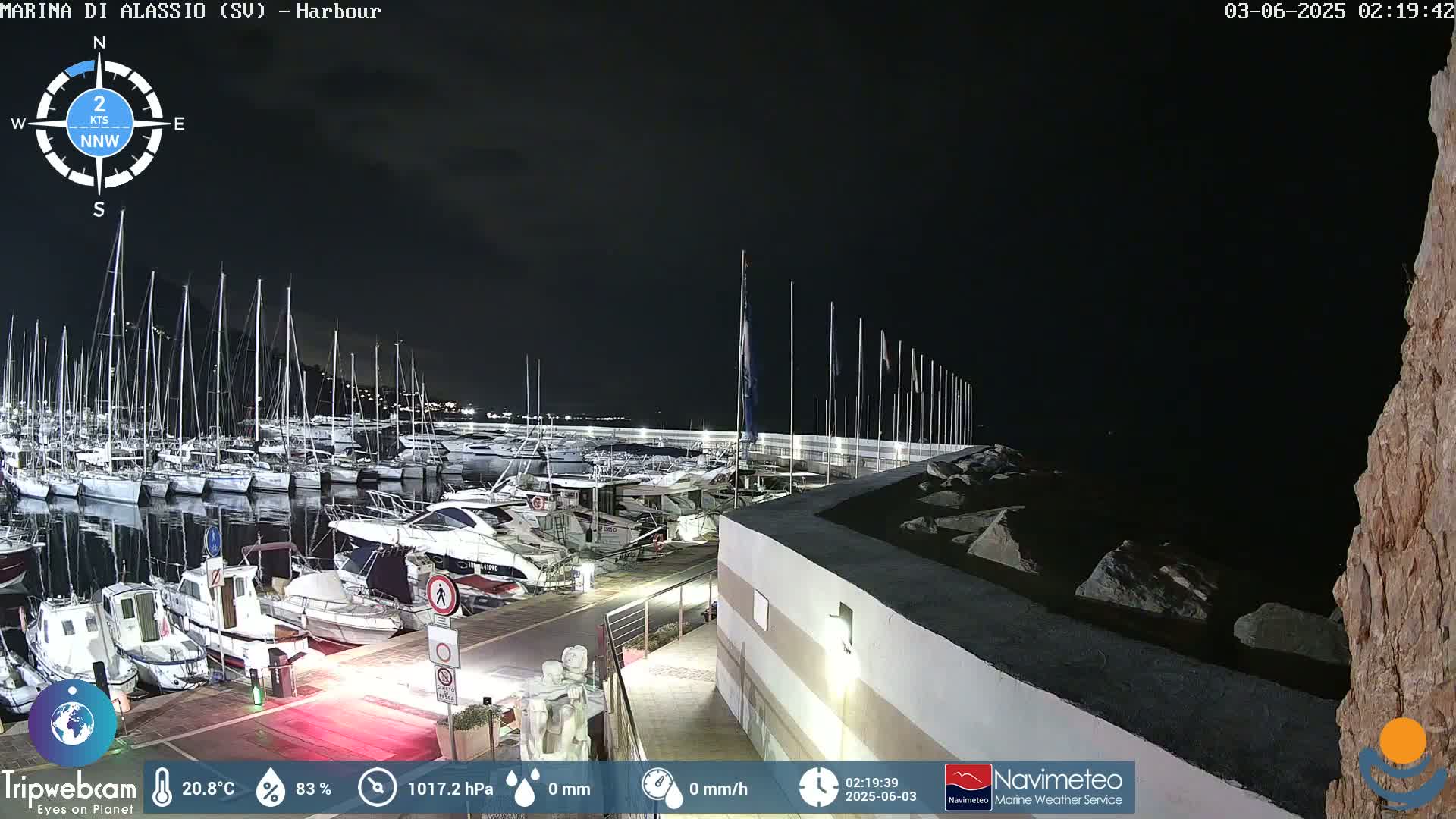 Alassio  Marina , Porto Luca Ferrari Live Cam - Alassio,  Liguria, Italy