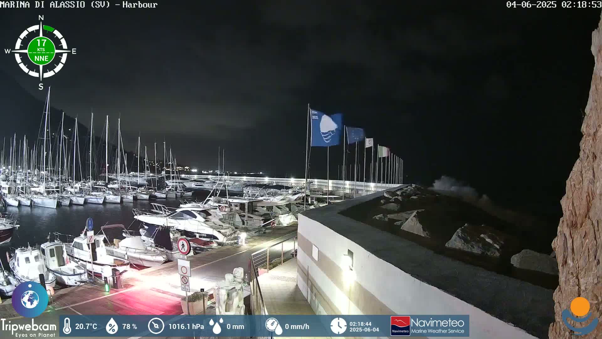 Alassio  Marina , Porto Luca Ferrari Live Cam - Alassio,  Liguria, Italy