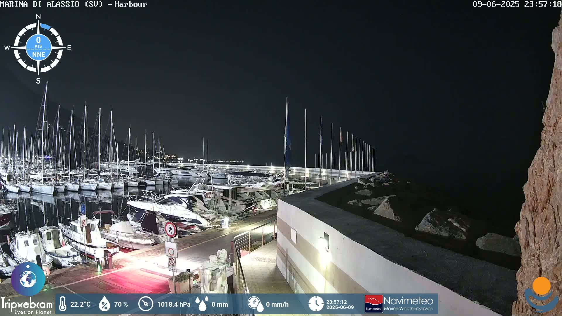 Alassio  Marina , Porto Luca Ferrari Live Cam - Alassio,  Liguria, Italy