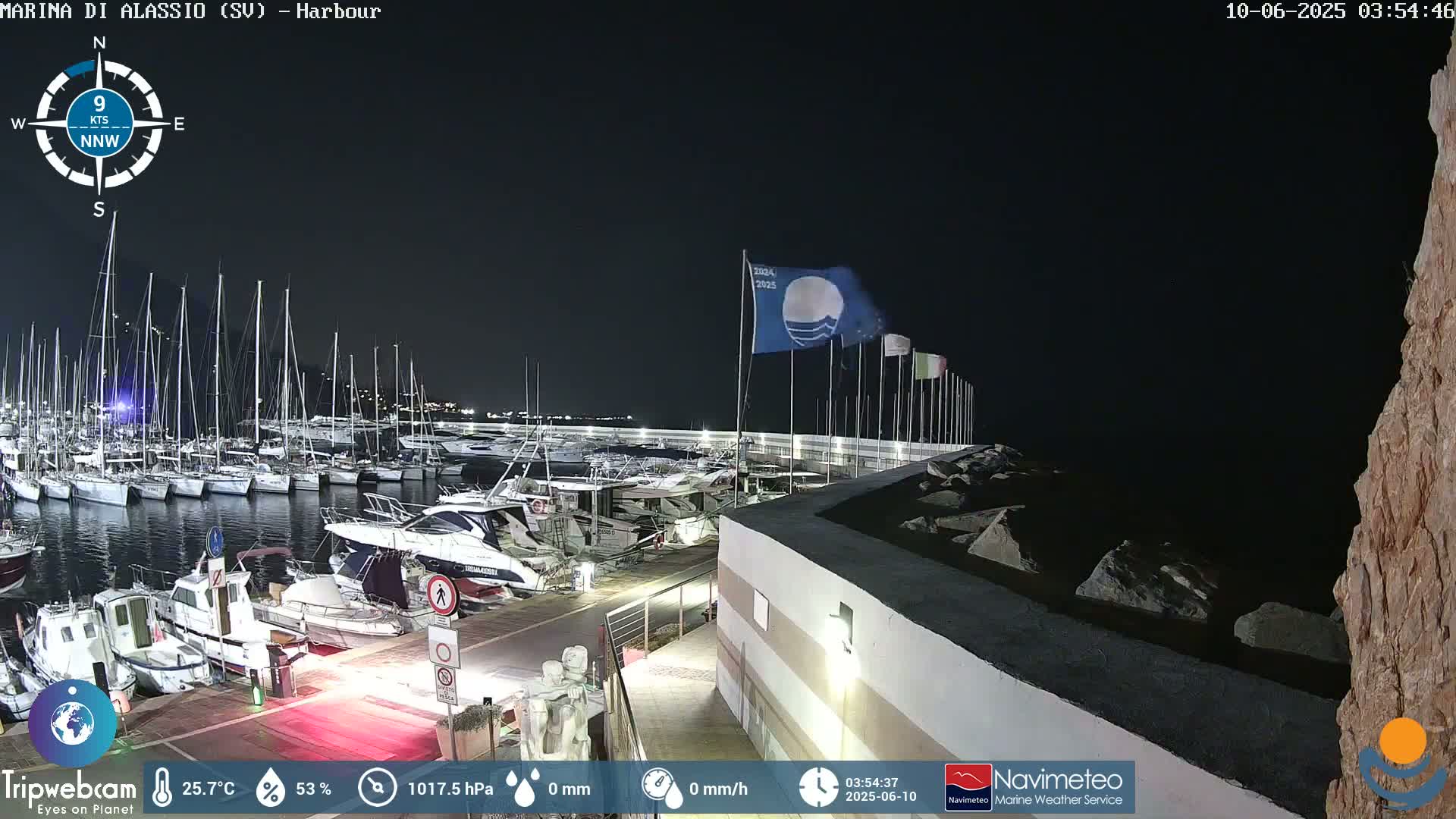 Alassio  Marina , Porto Luca Ferrari Live Cam - Alassio,  Liguria, Italy