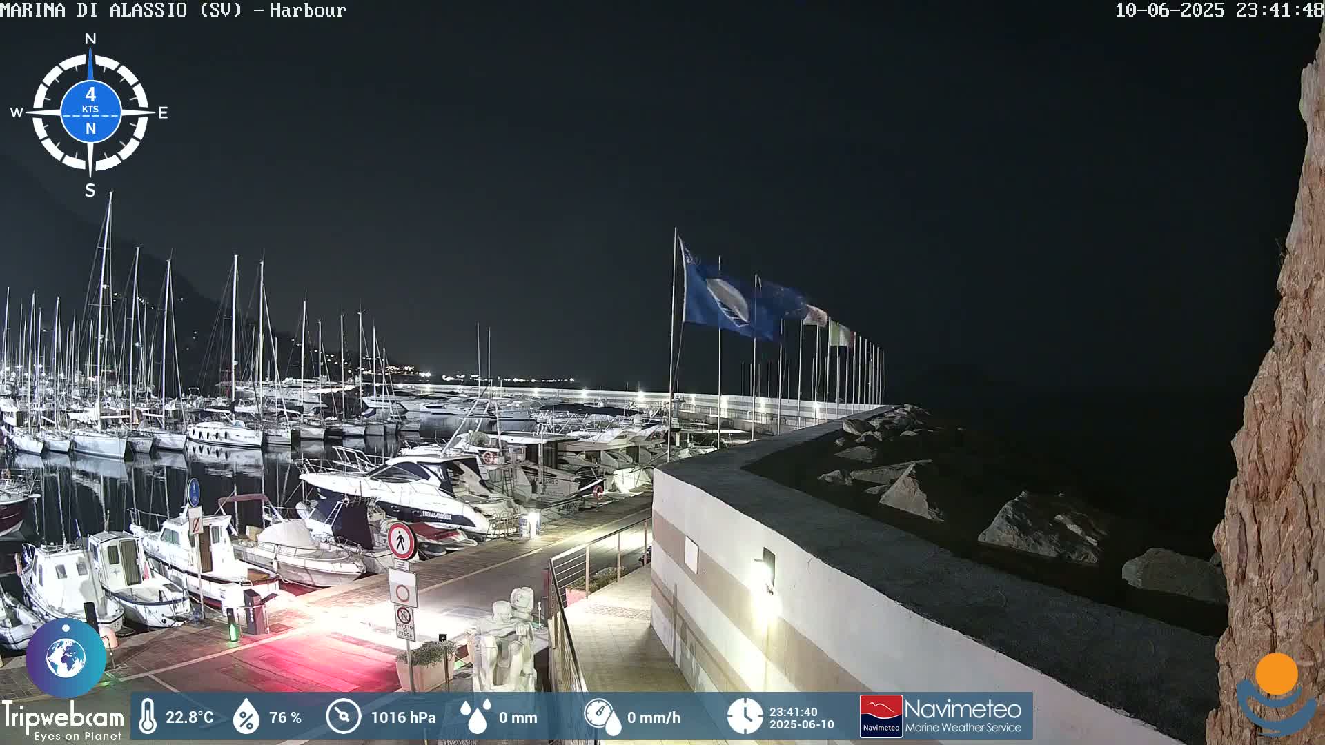 Alassio  Marina , Porto Luca Ferrari Live Cam - Alassio,  Liguria, Italy