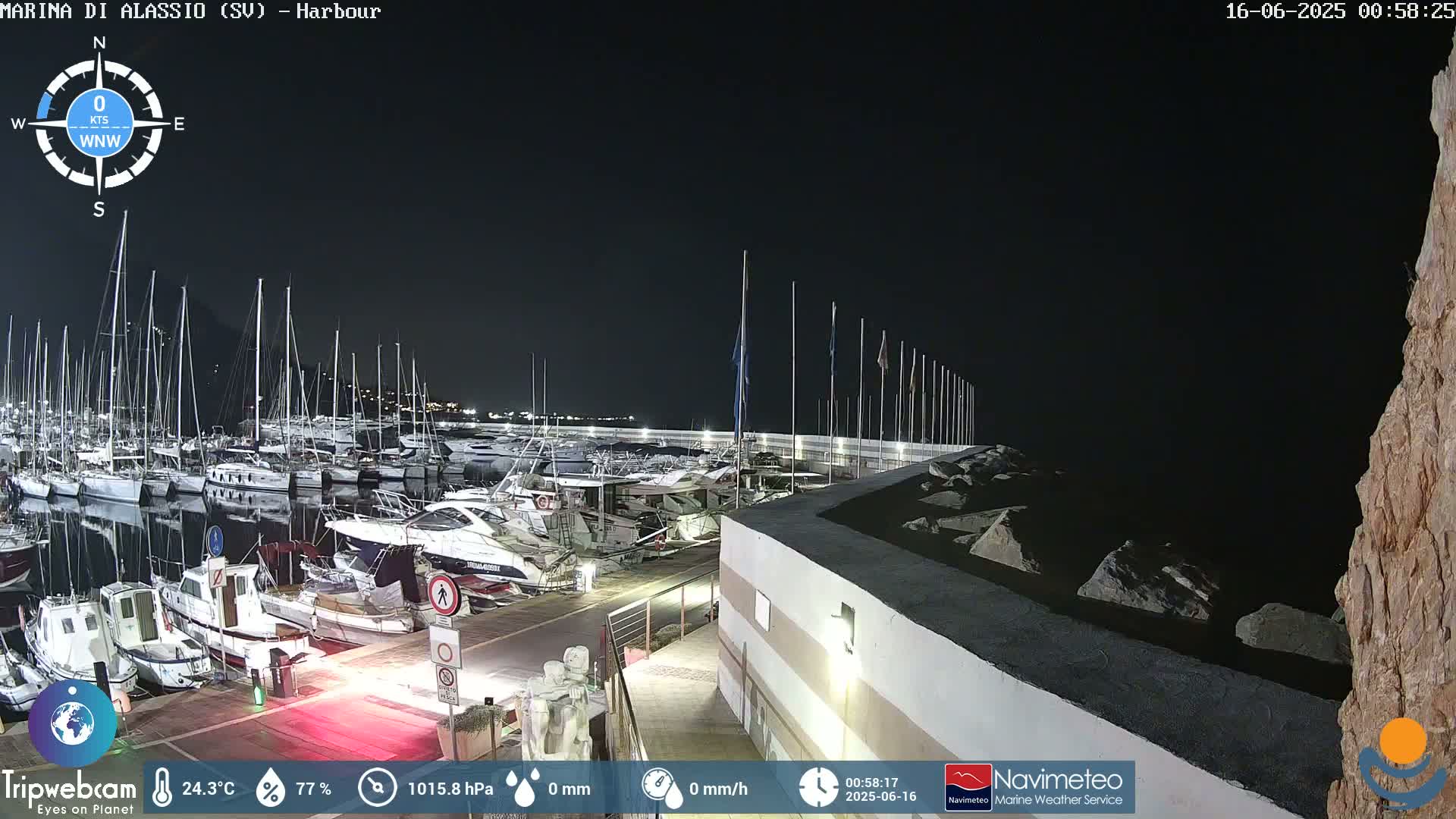 Alassio  Marina , Porto Luca Ferrari Live Cam - Alassio,  Liguria, Italy