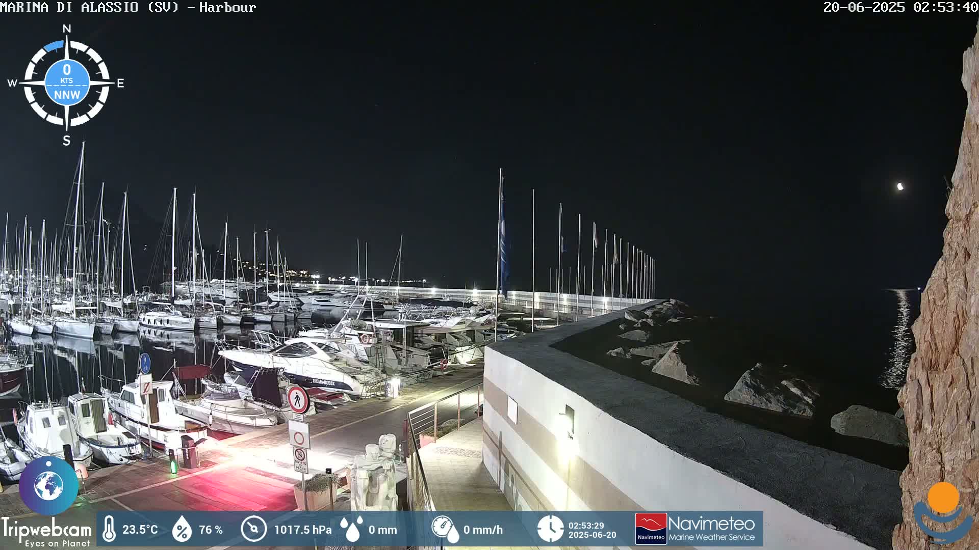 Alassio  Marina , Porto Luca Ferrari Live Cam - Alassio,  Liguria, Italy