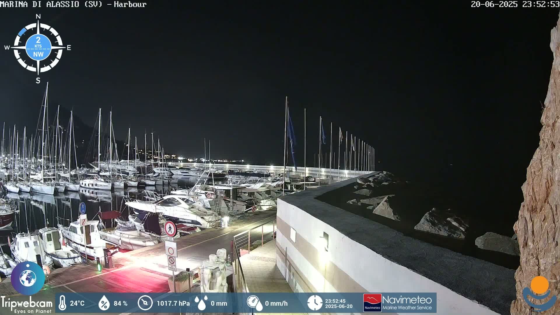 Alassio  Marina , Porto Luca Ferrari Live Cam - Alassio,  Liguria, Italy