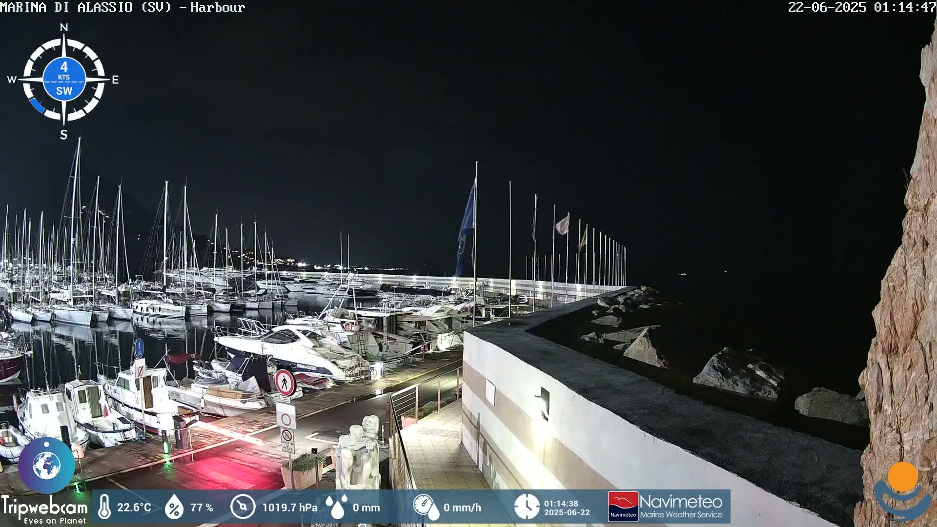Alassio  Marina , Porto Luca Ferrari Live Cam - Alassio,  Liguria, Italy