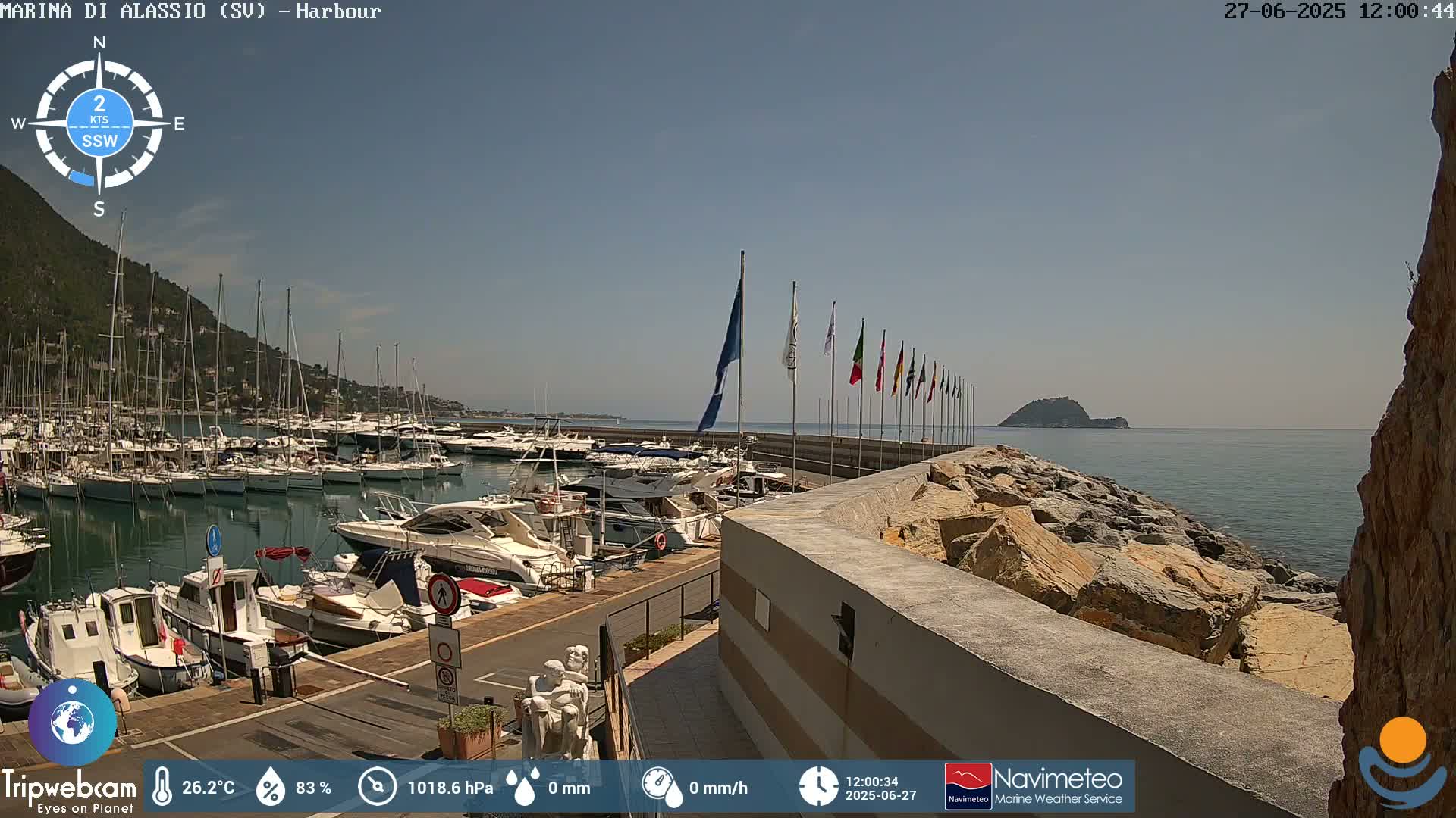 Alassio  Marina , Porto Luca Ferrari Live Cam - Alassio,  Liguria, Italy