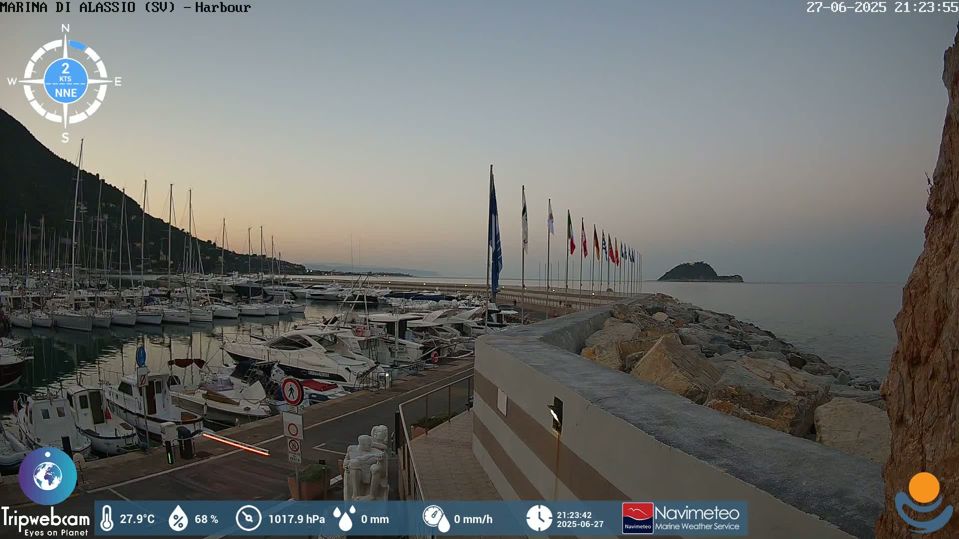 Alassio  Marina , Porto Luca Ferrari Live Cam - Alassio,  Liguria, Italy